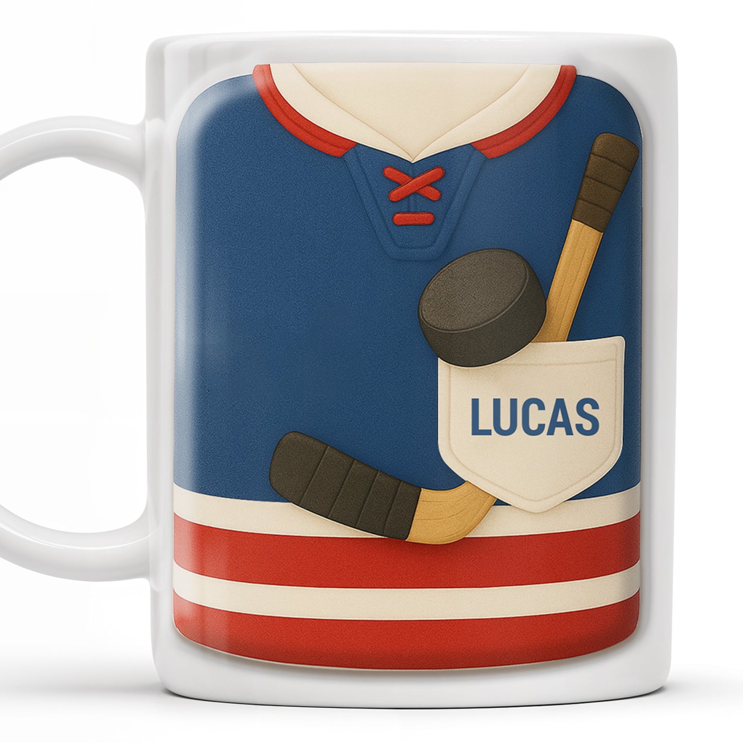 Customize Your Hockey Jersey Mug With Your Name, Hockey Gear