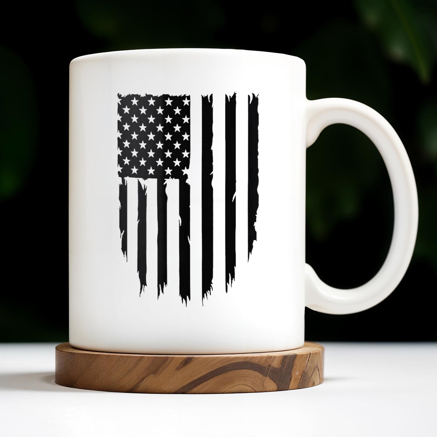 Old Lives Matter, Text and American Flag