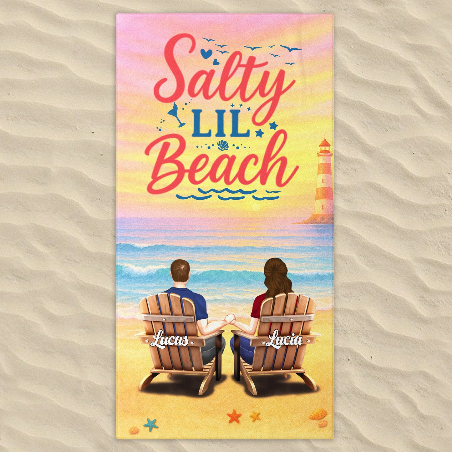 Salty Lil' Beach, Lighthouse and Beach Scene
