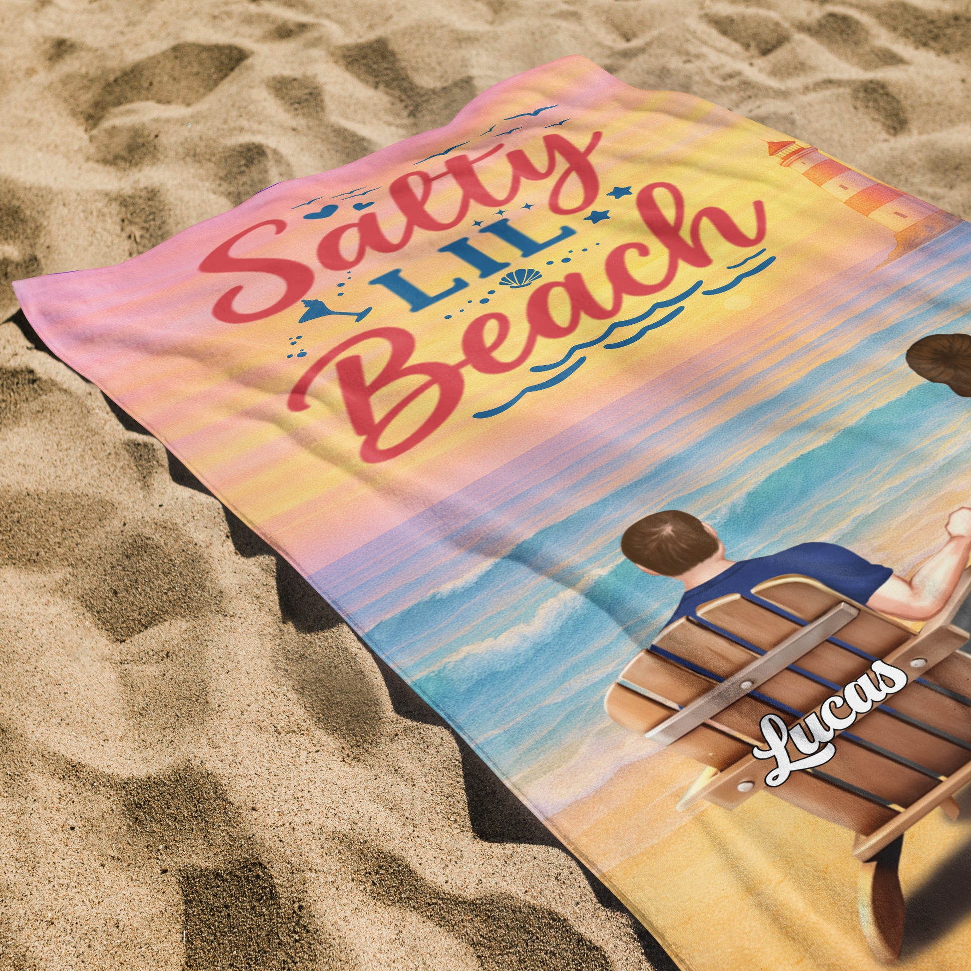 Salty Lil' Beach, Lighthouse and Beach Scene