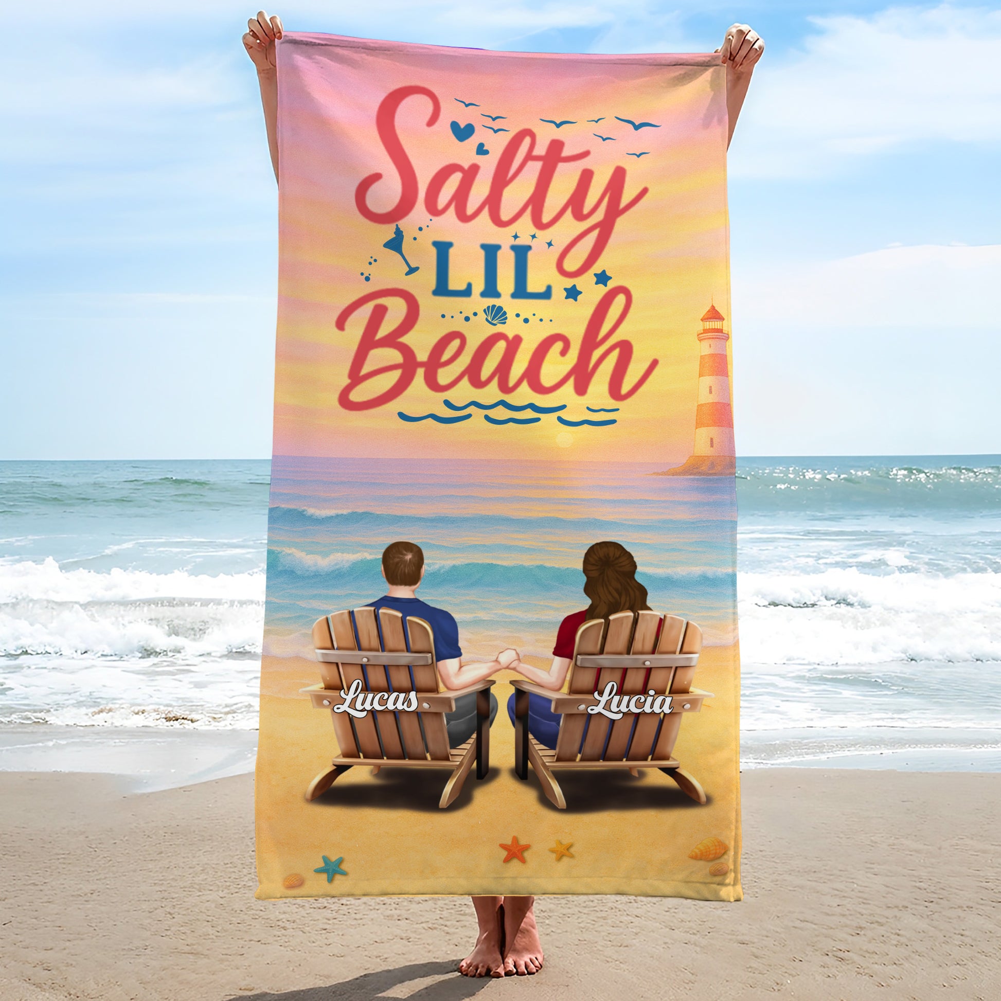 Salty Lil' Beach, Lighthouse and Beach Scene