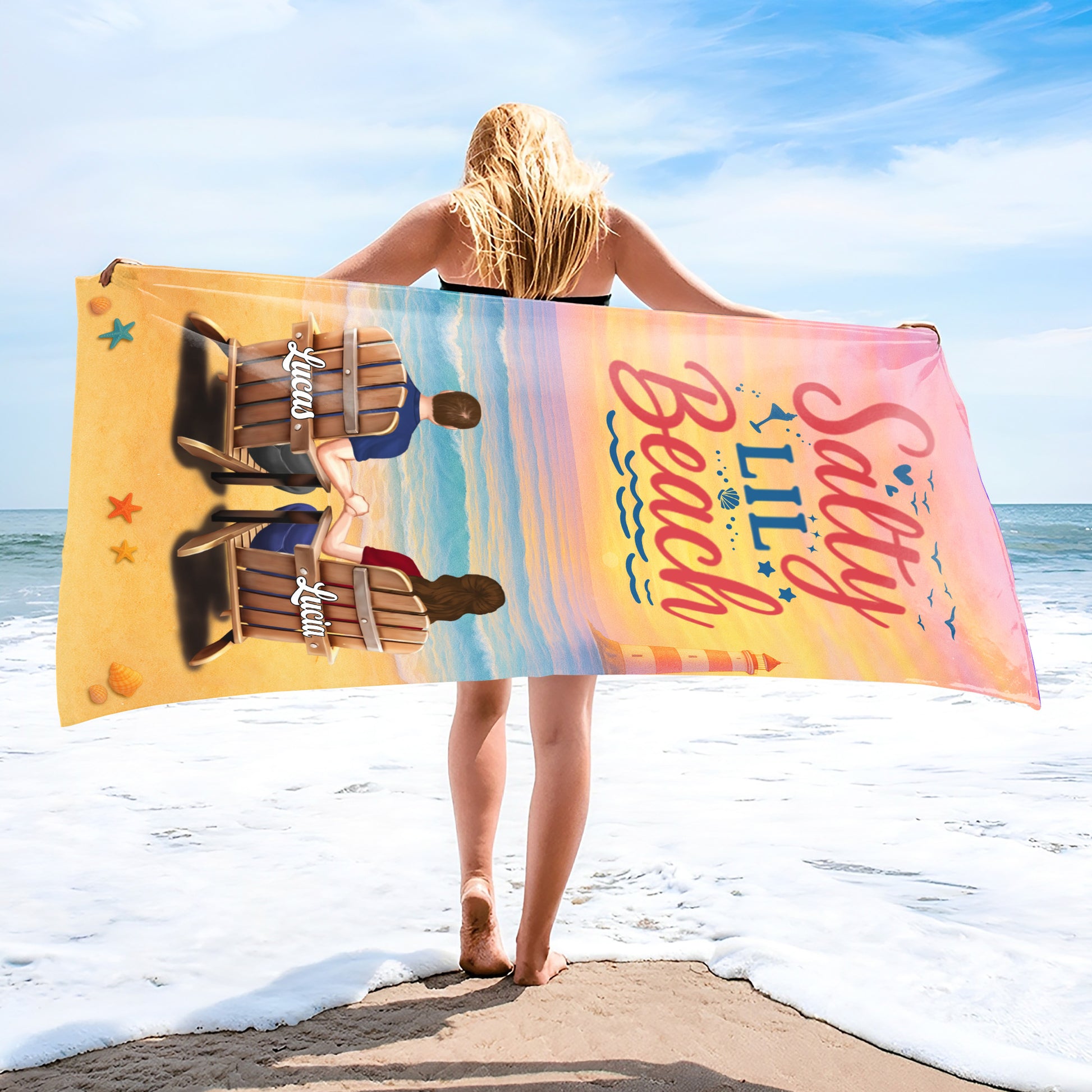 Salty Lil' Beach, Lighthouse and Beach Scene