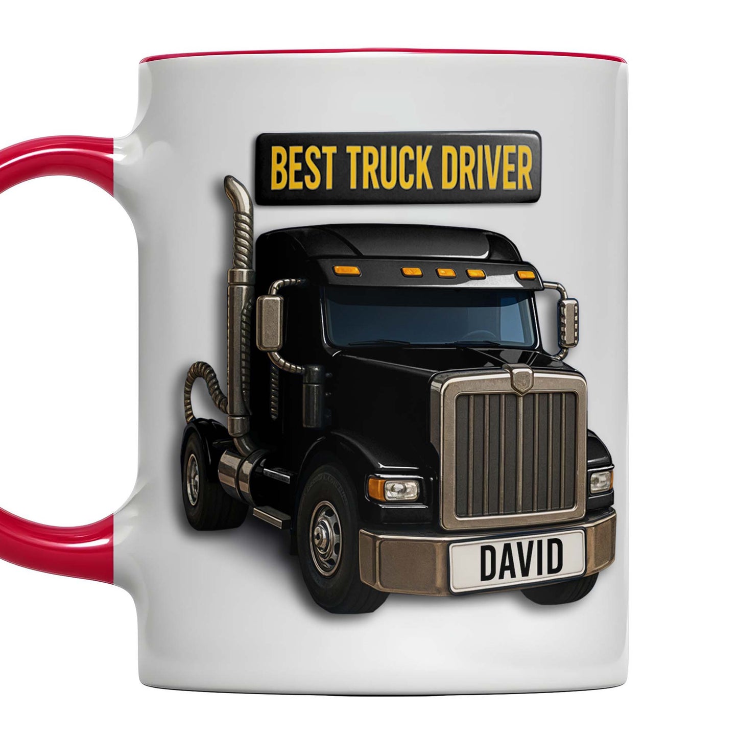 La mejor taza de camionero para un camionero especial - Taza personalizada con acento - FAM335_AMUG
