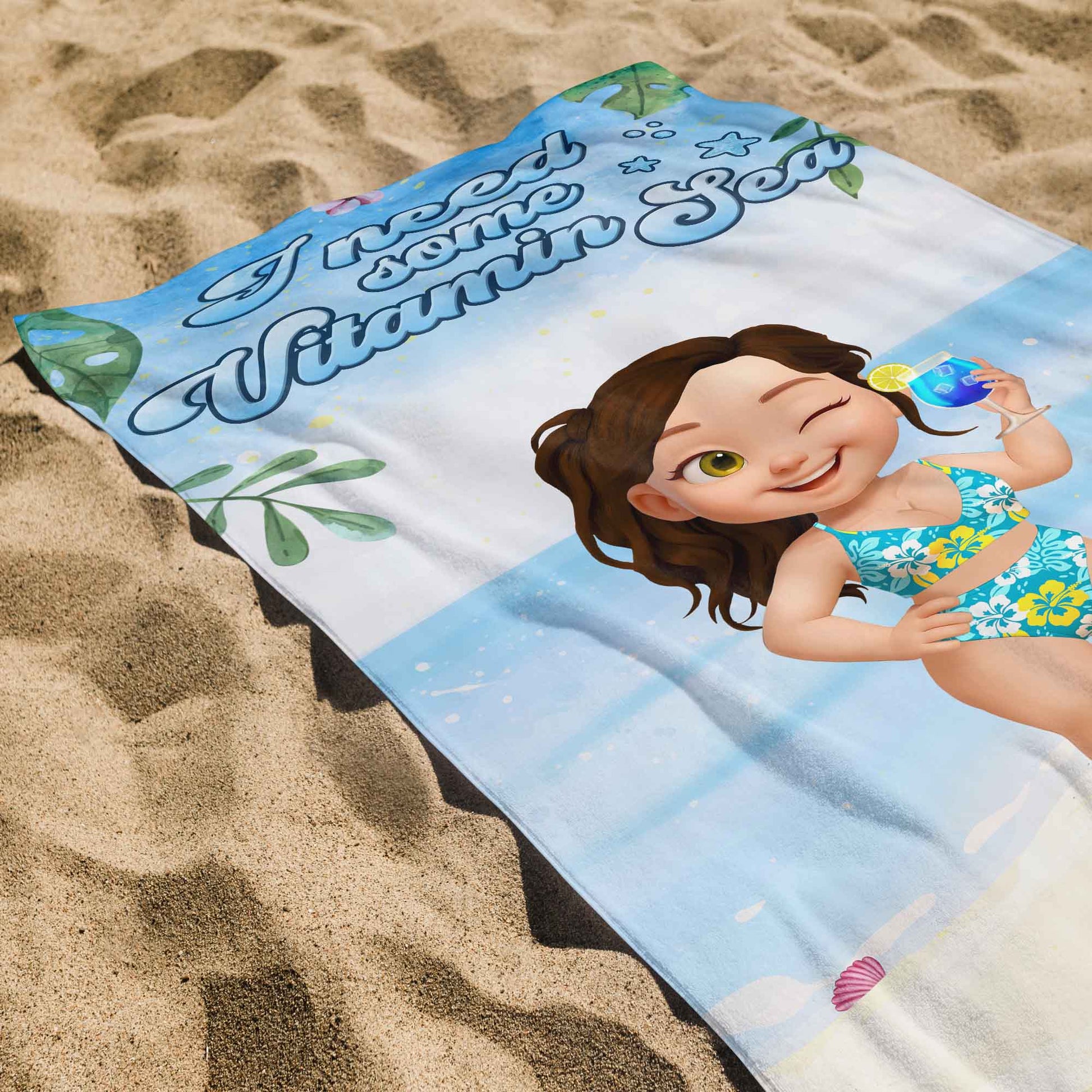 I Need Some Vitamin Sea, Beach and Starfish