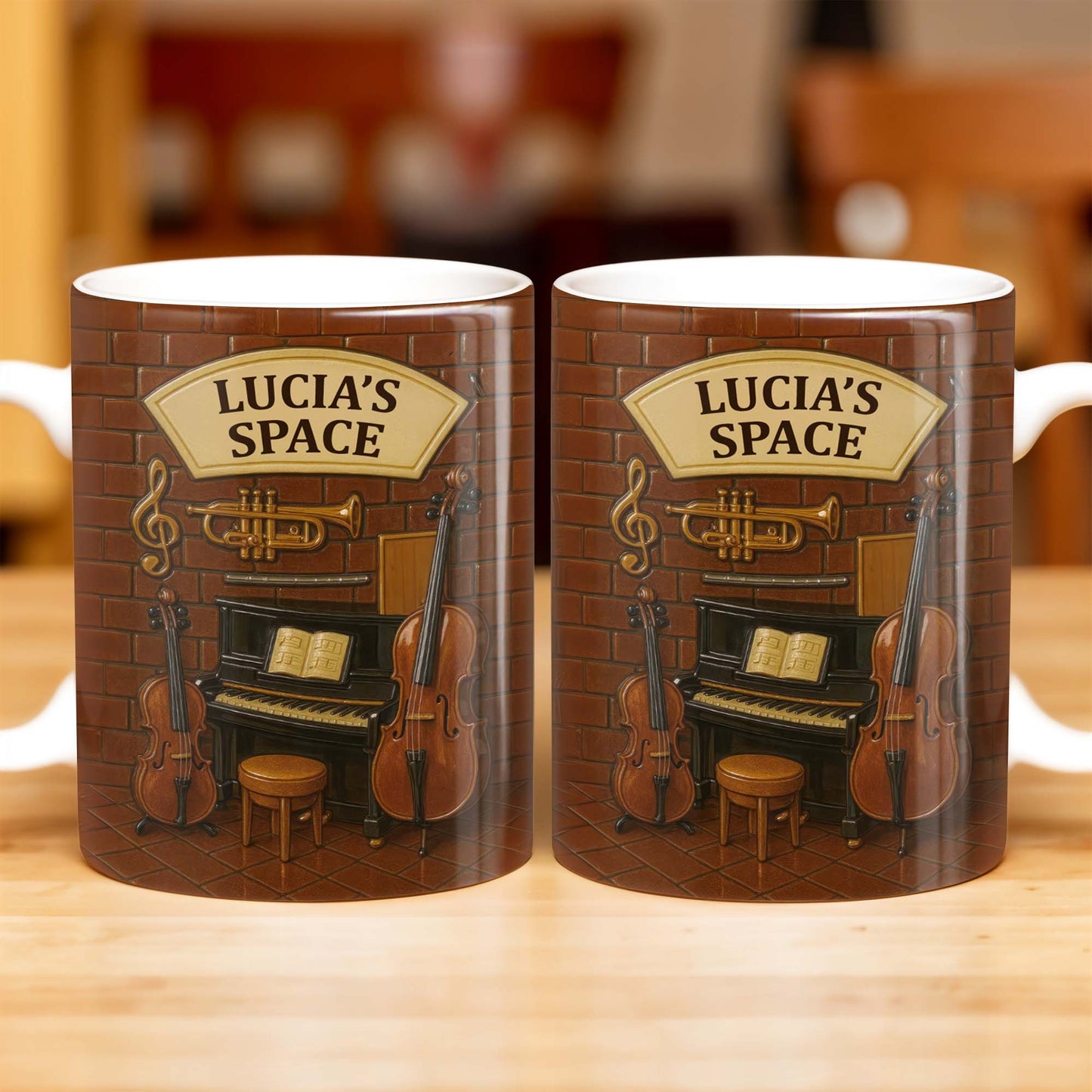 Create Your Own Musical Haven, Musical Instruments and Brick Wall