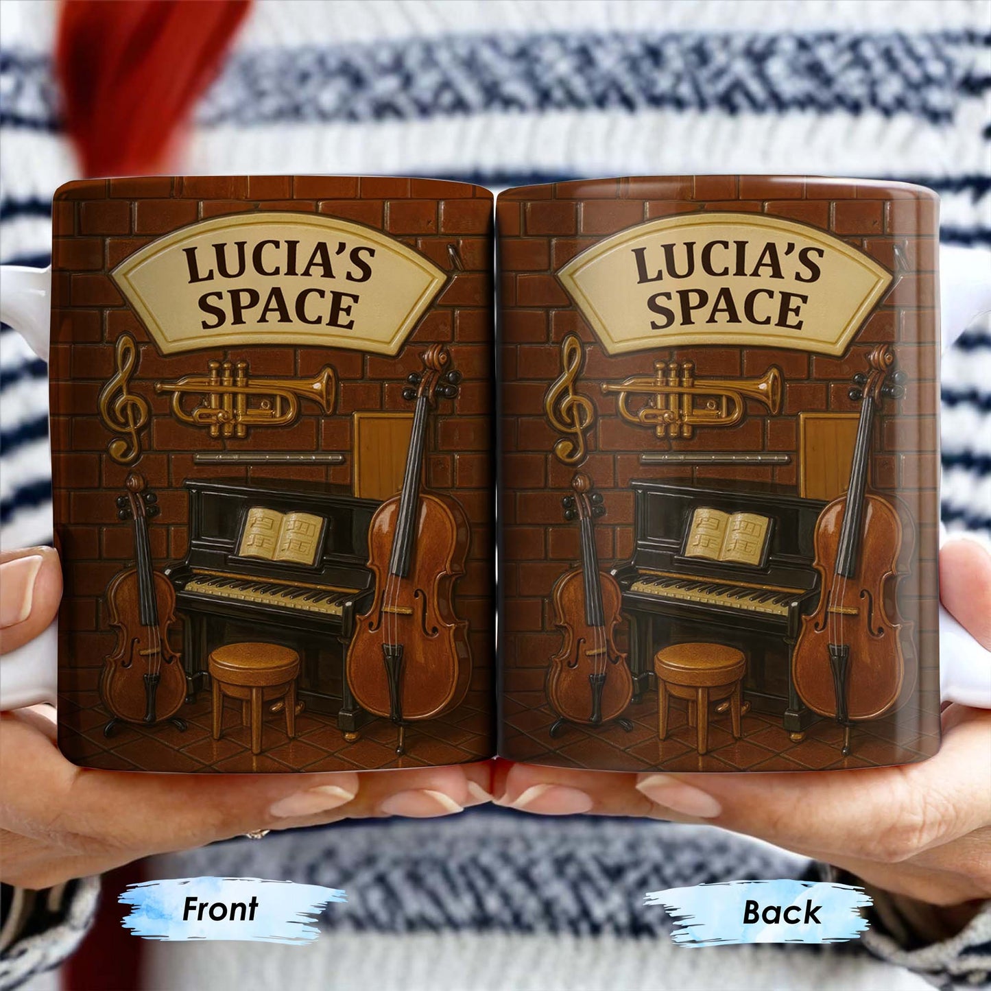 Create Your Own Musical Haven, Musical Instruments and Brick Wall