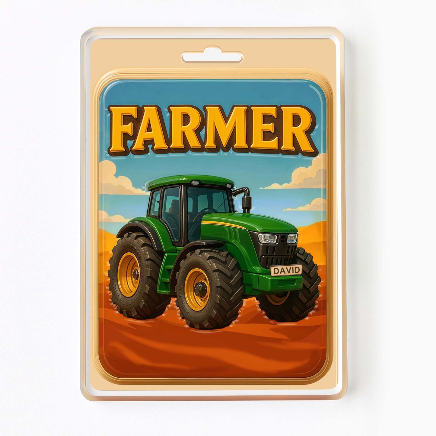 Farmer, Tractor