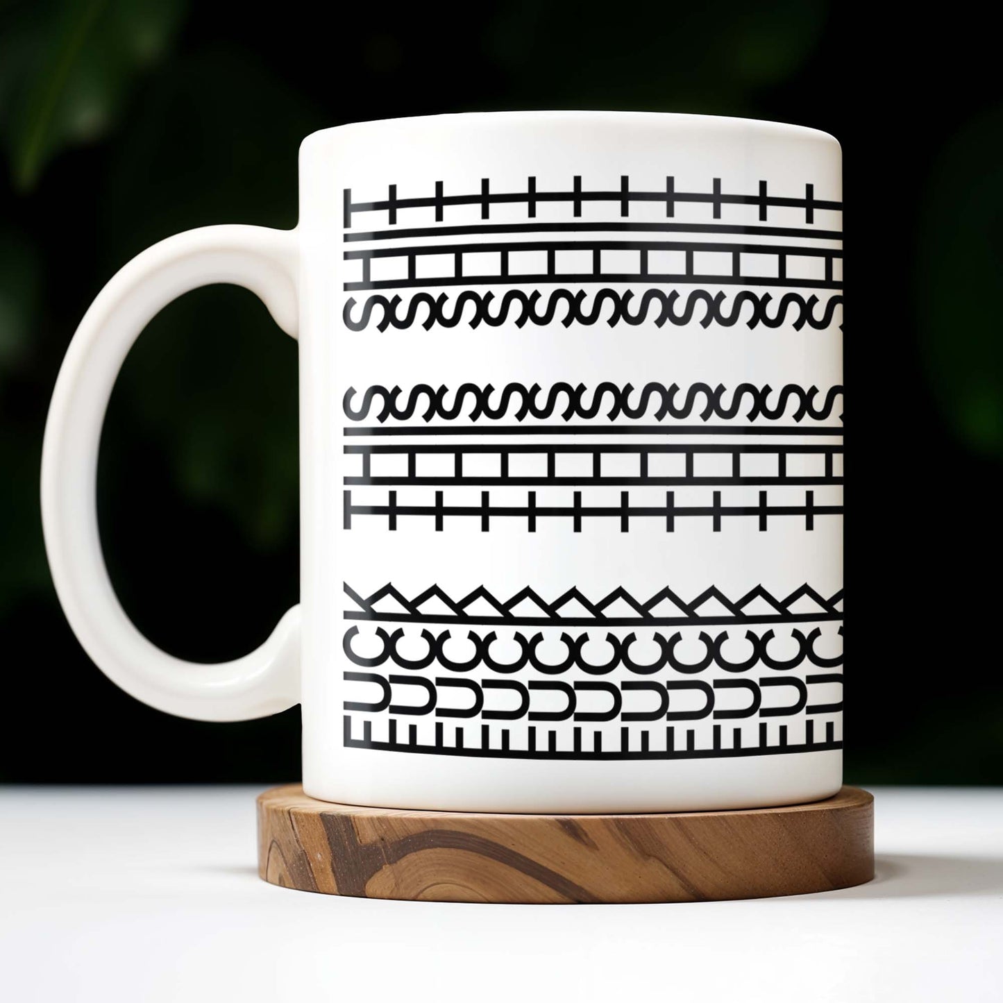 Enjoy Your Daily Coffee With Traditional Patterns, Geometric Lines