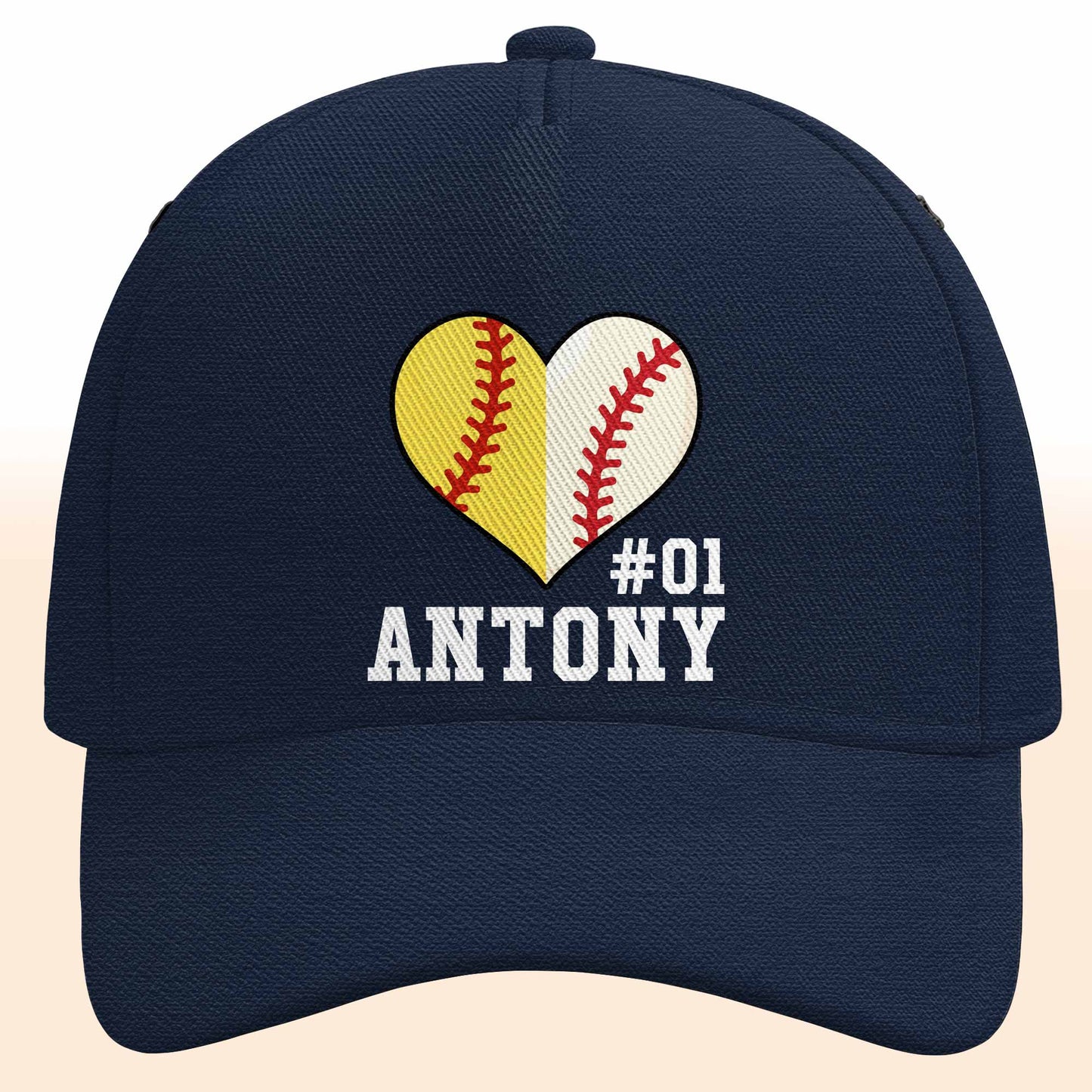 Celebrate Passion For Baseball With Heart Design