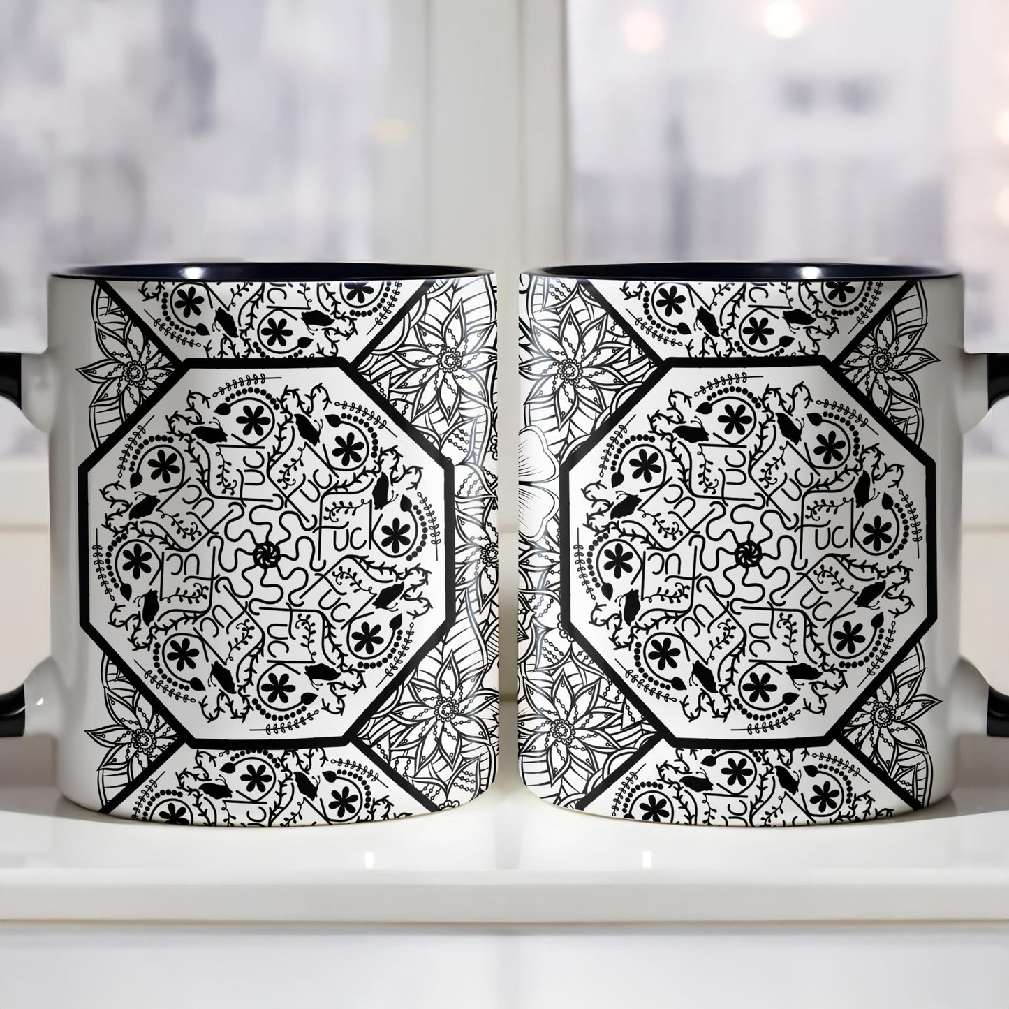 Intricate Mandala And Floral Patterns Design