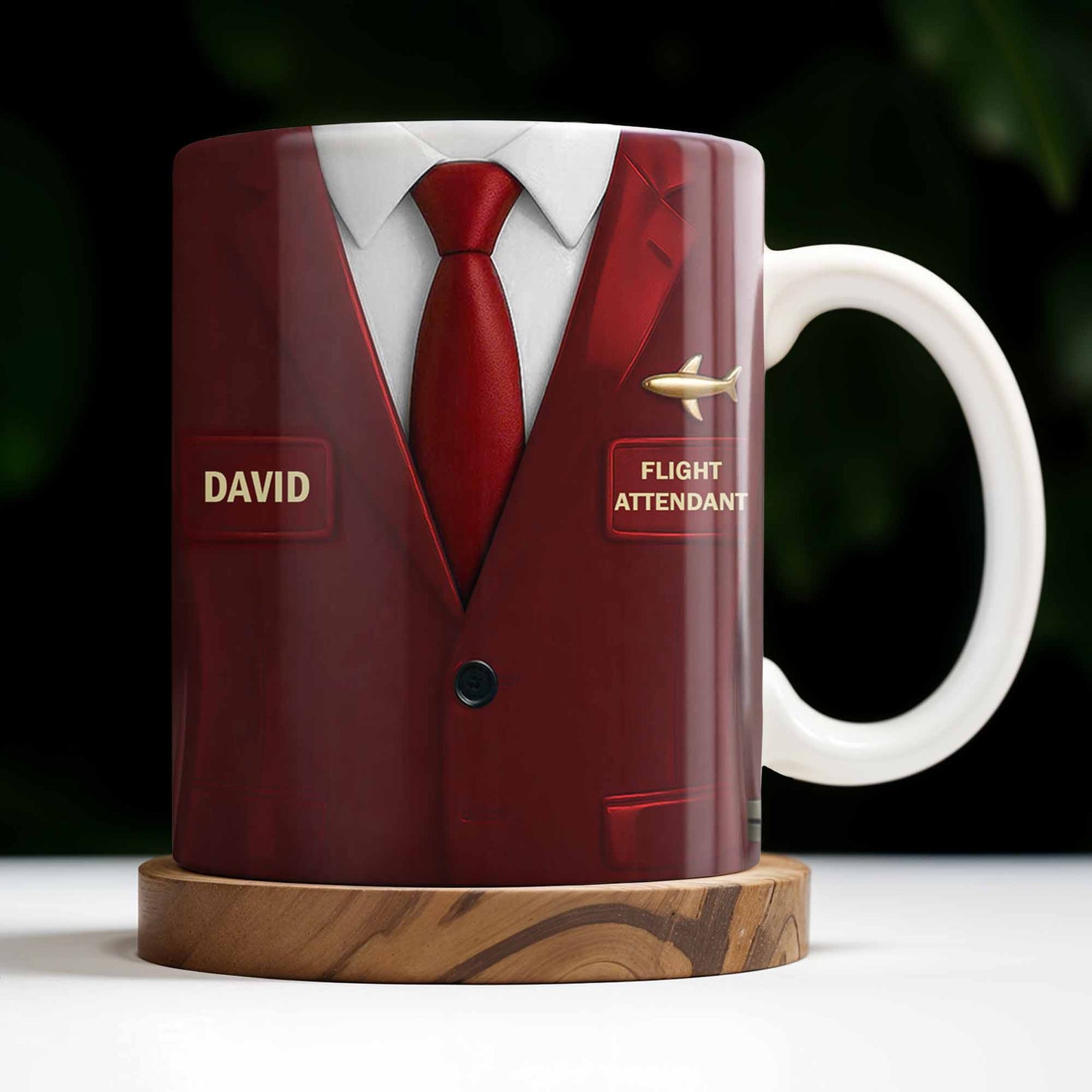 Flight Attendant Style Professional Suit Mug