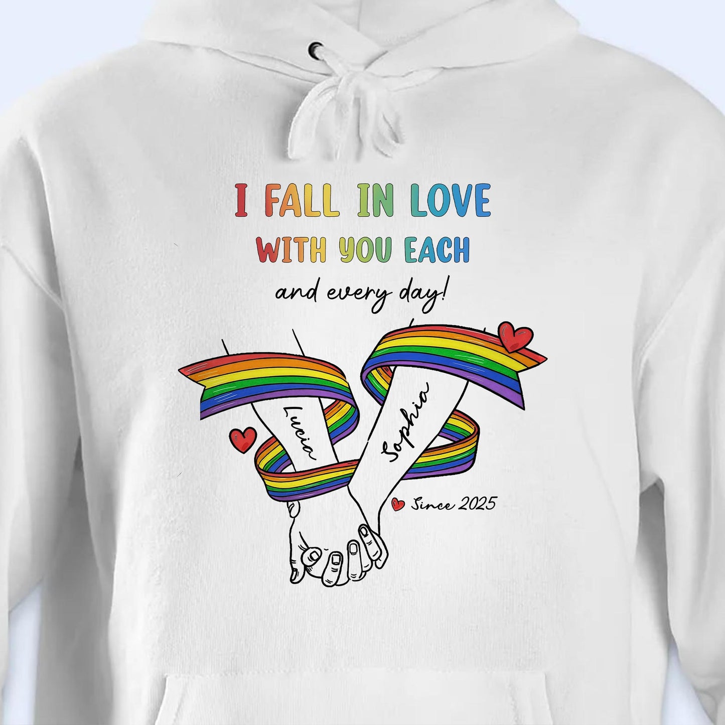 I Fall In Love With You Each And Every Day, Rainbow Heart