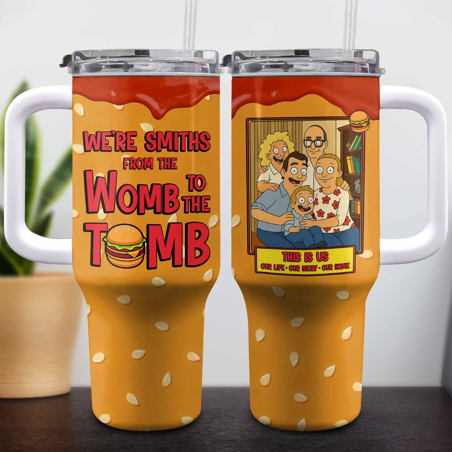 From The Womb To The Tomb Cartoon Family Design