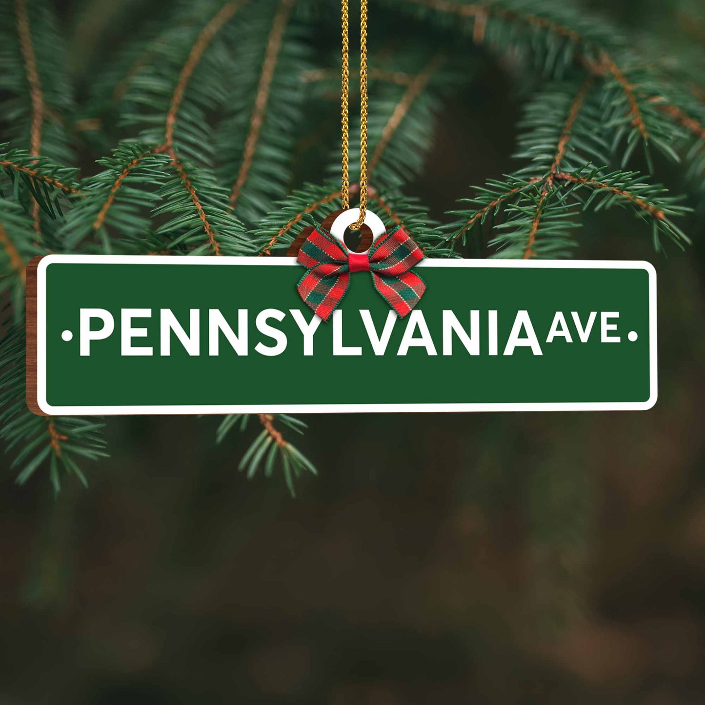 Celebrate Your Special Place With Pennsylvania Ave Ornament