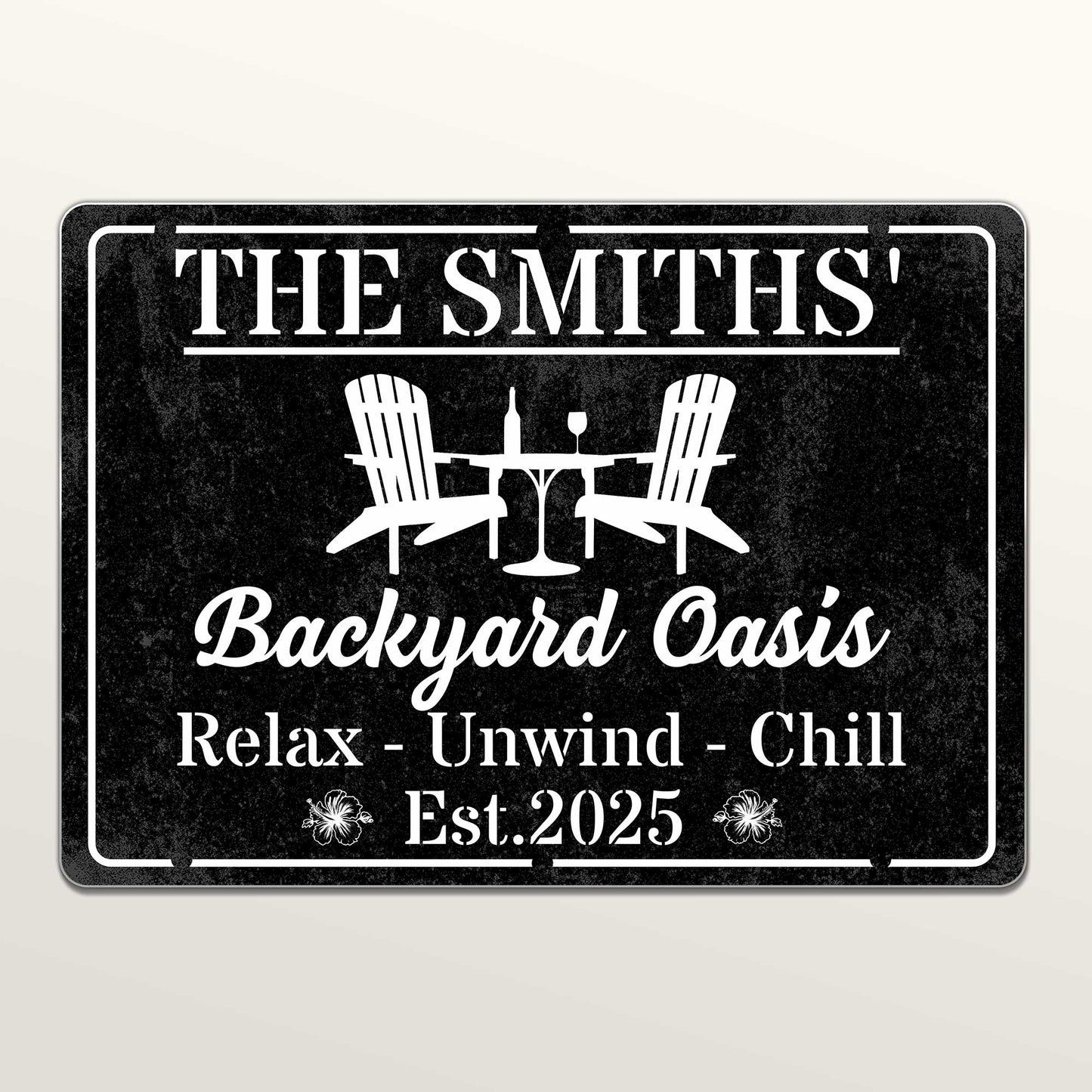 Backyard Oasis Relax Unwind Chill With Adirondack Chairs