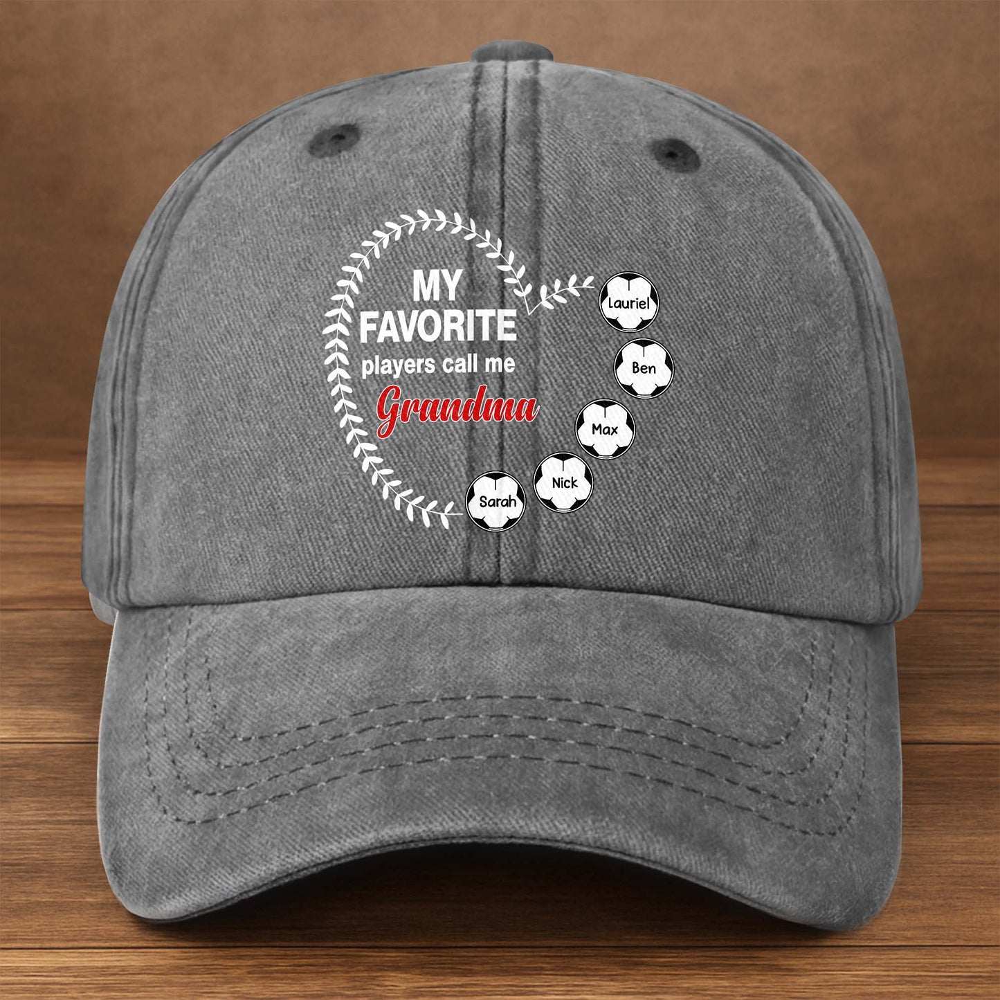 My Favorite Players Call Me Grandma Baseball Cap