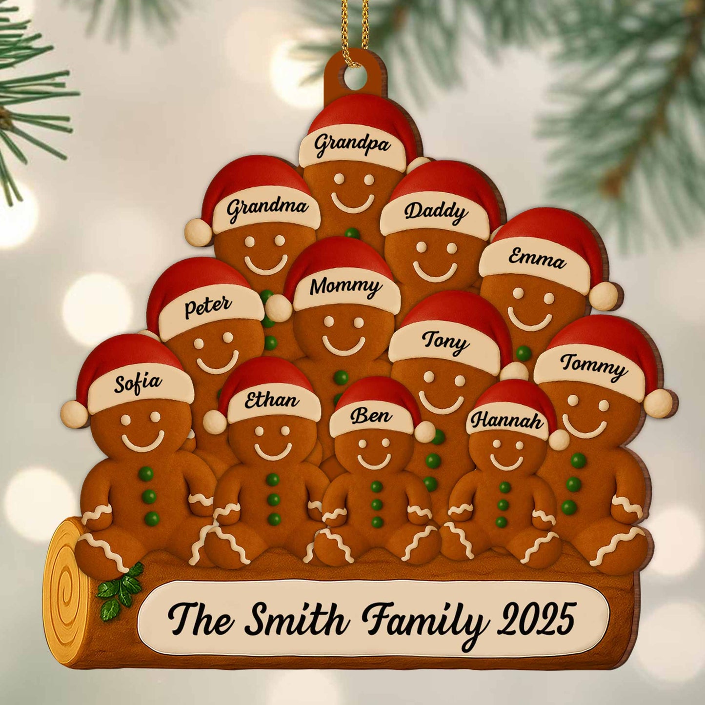 Celebrate Your Family With Cheerful Gingerbread Figures