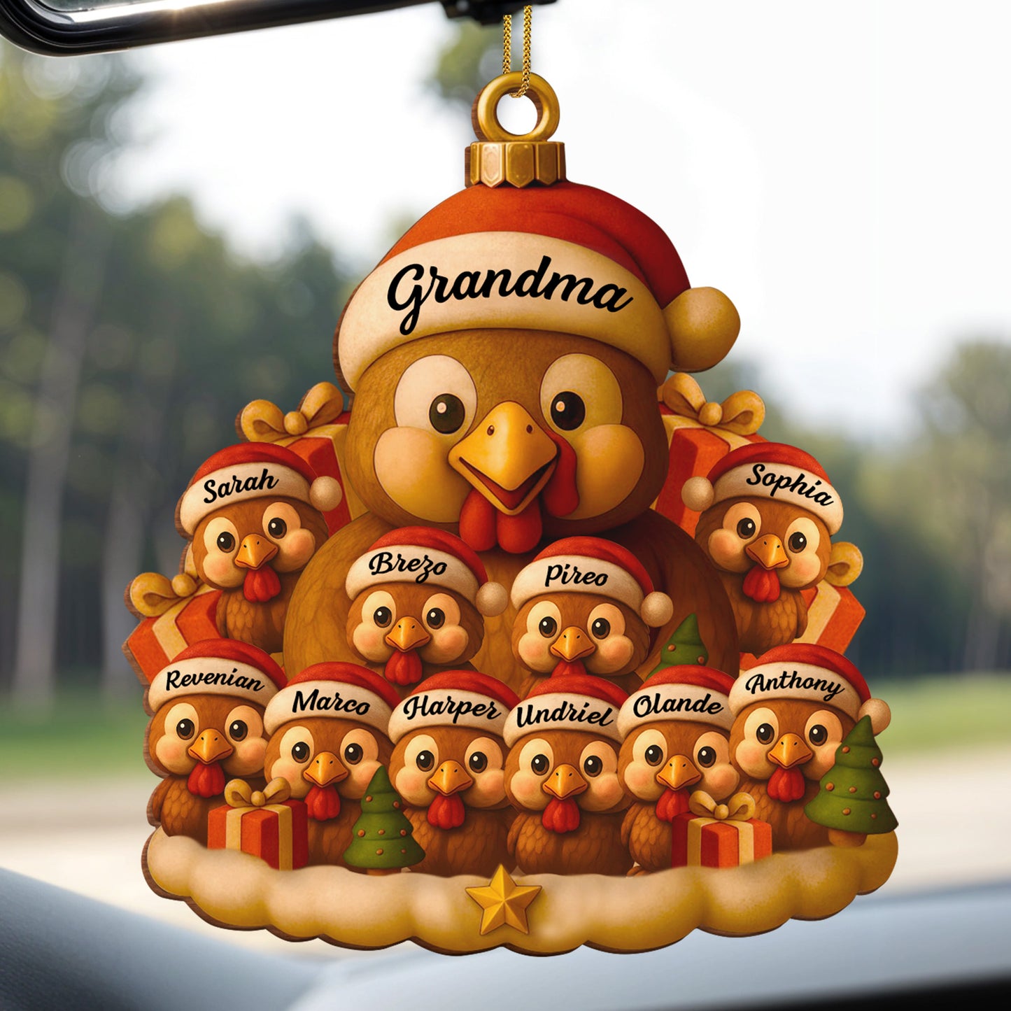 To Grandma With Turkeys and Chicks