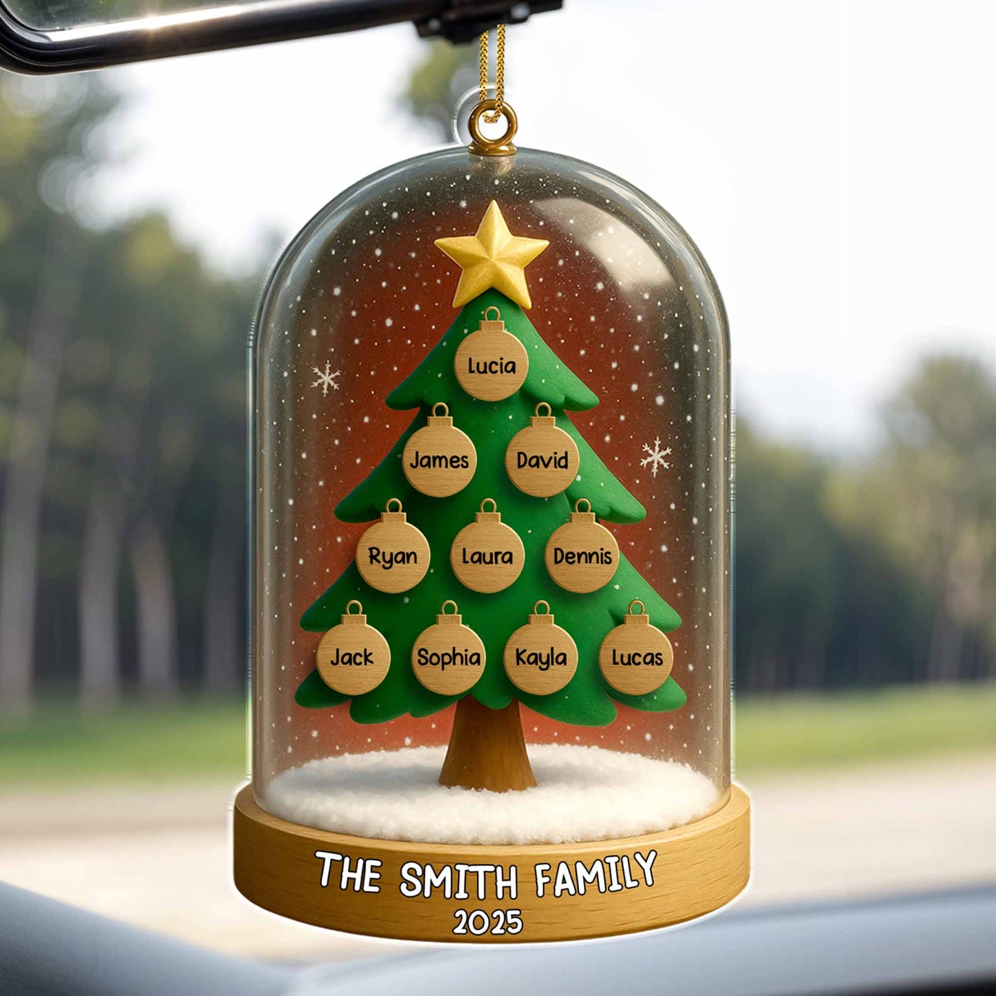 Create A Personalized Family Christmas Tree Ornament