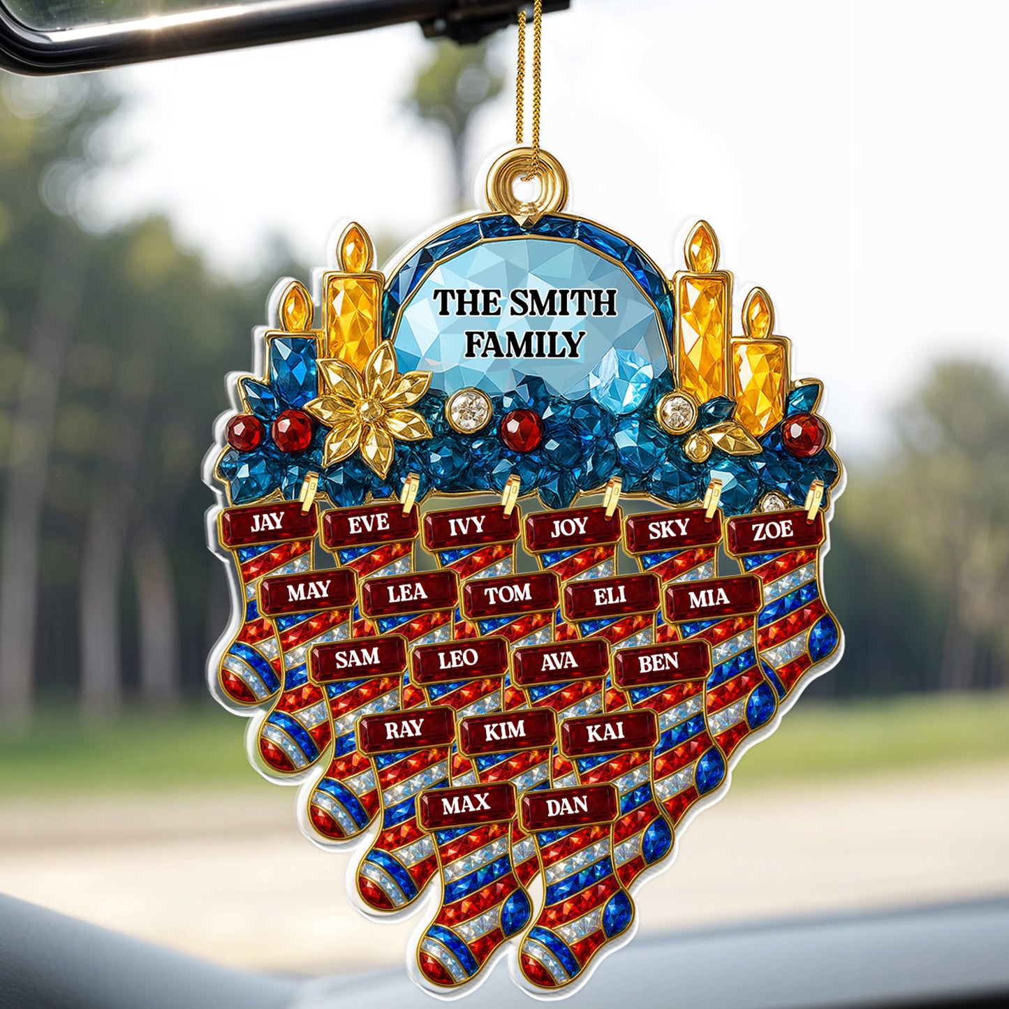 Customize Family Members With Gems And Stockings