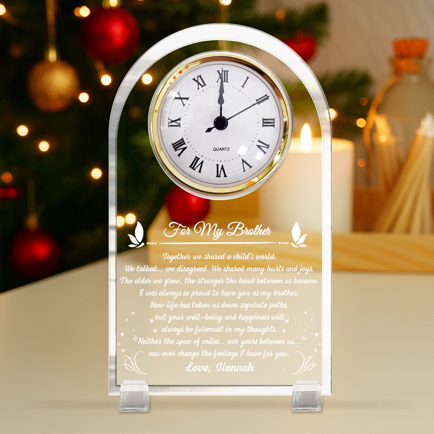 Together We Shared A Child's World, Sentimental Clock With Leaves