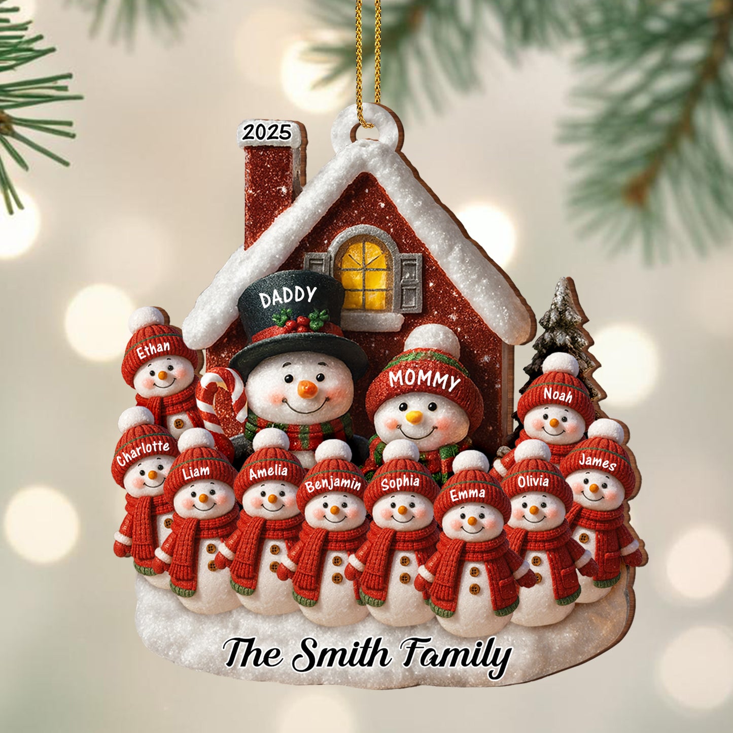 Personalize Your Family's Holiday Spirit With Snowmen