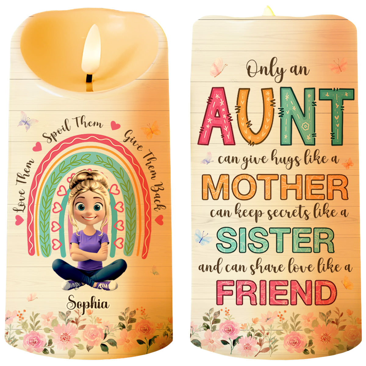 Only An Aunt Can Give Hugs Like A Mother And Share Love