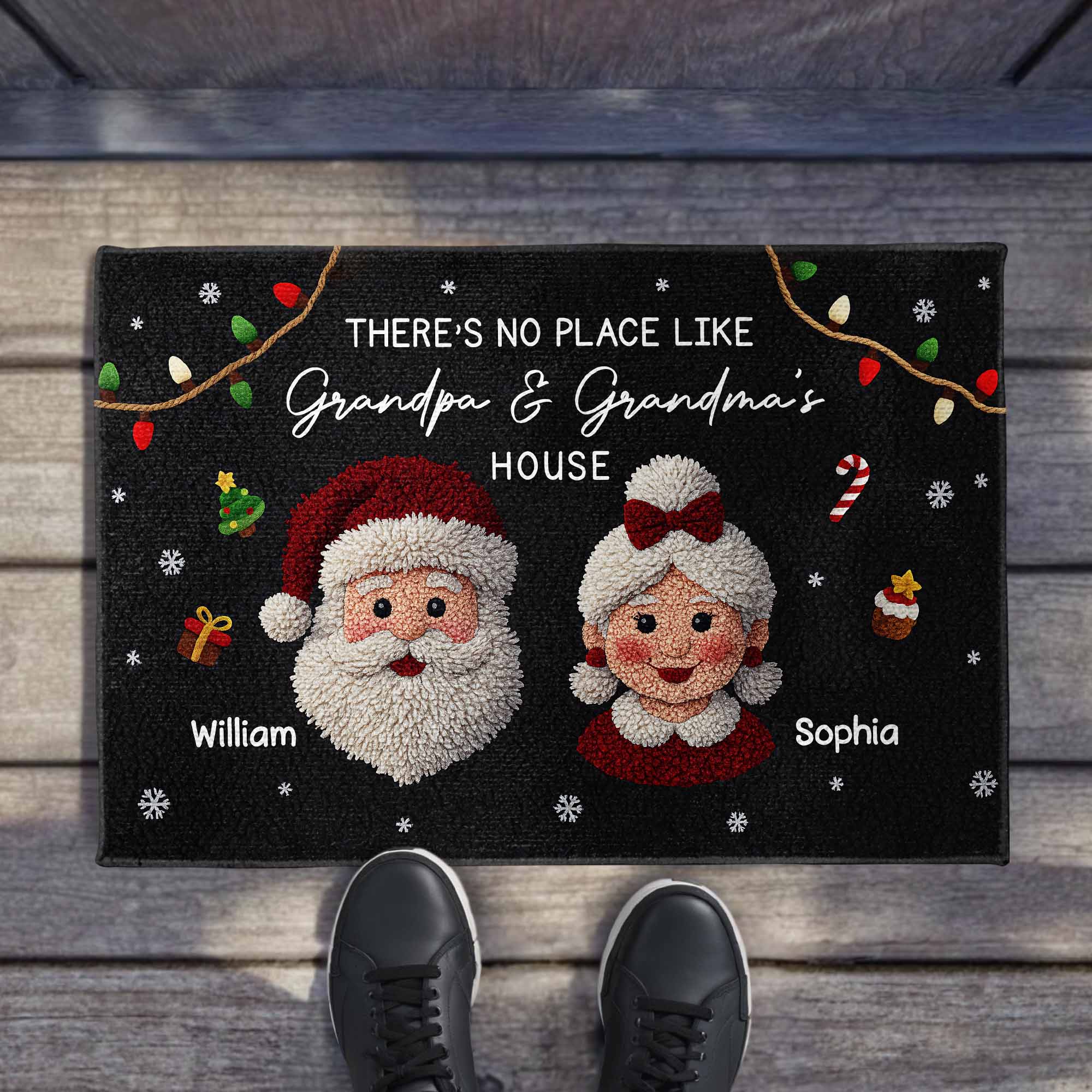 There's No Place Like Grandpa & Grandma's House, Personalized Custom ...