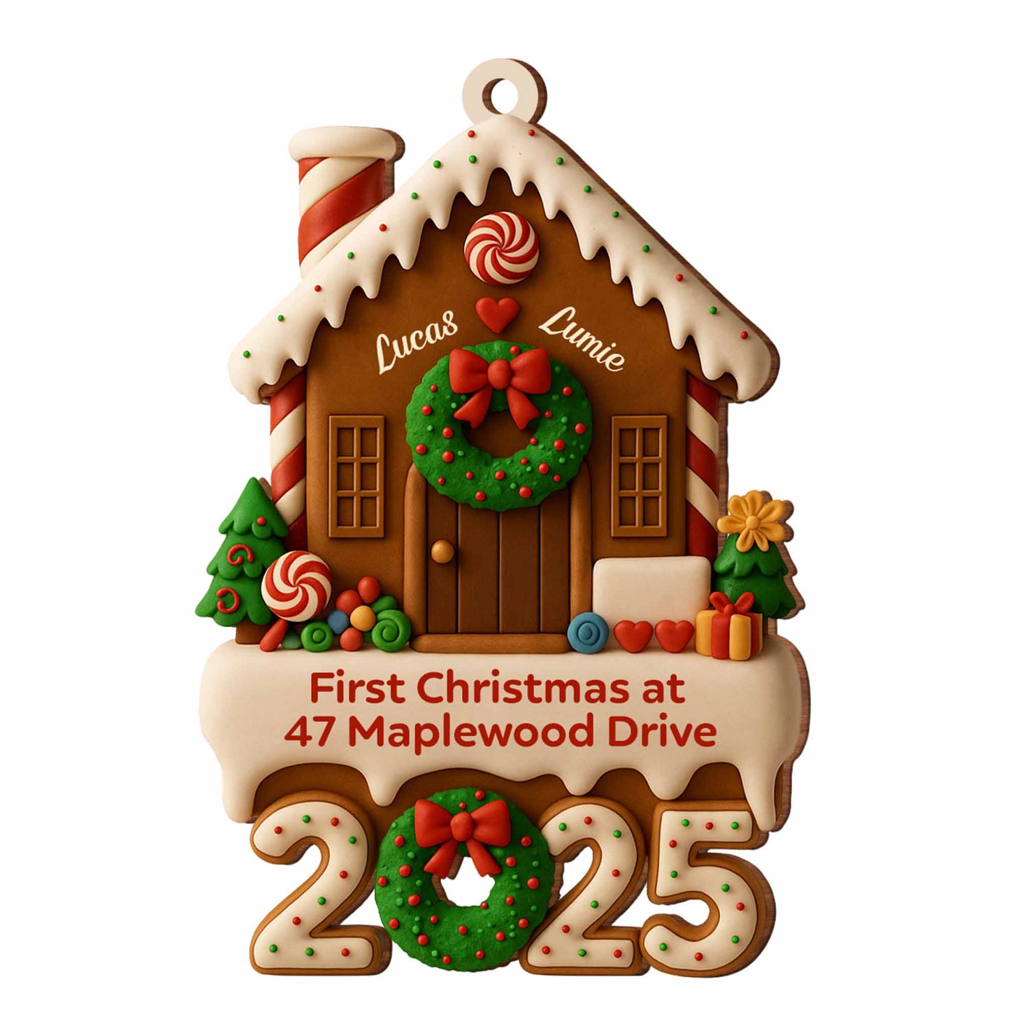 First Christmas At New Home With Festive Decorations