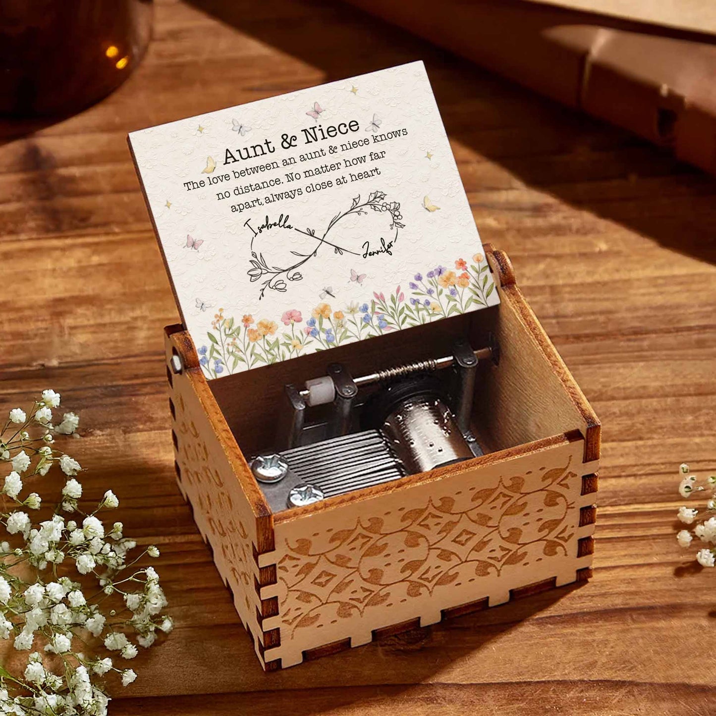 Love Between Aunt & Niece, Always Close At Heart, Flowers