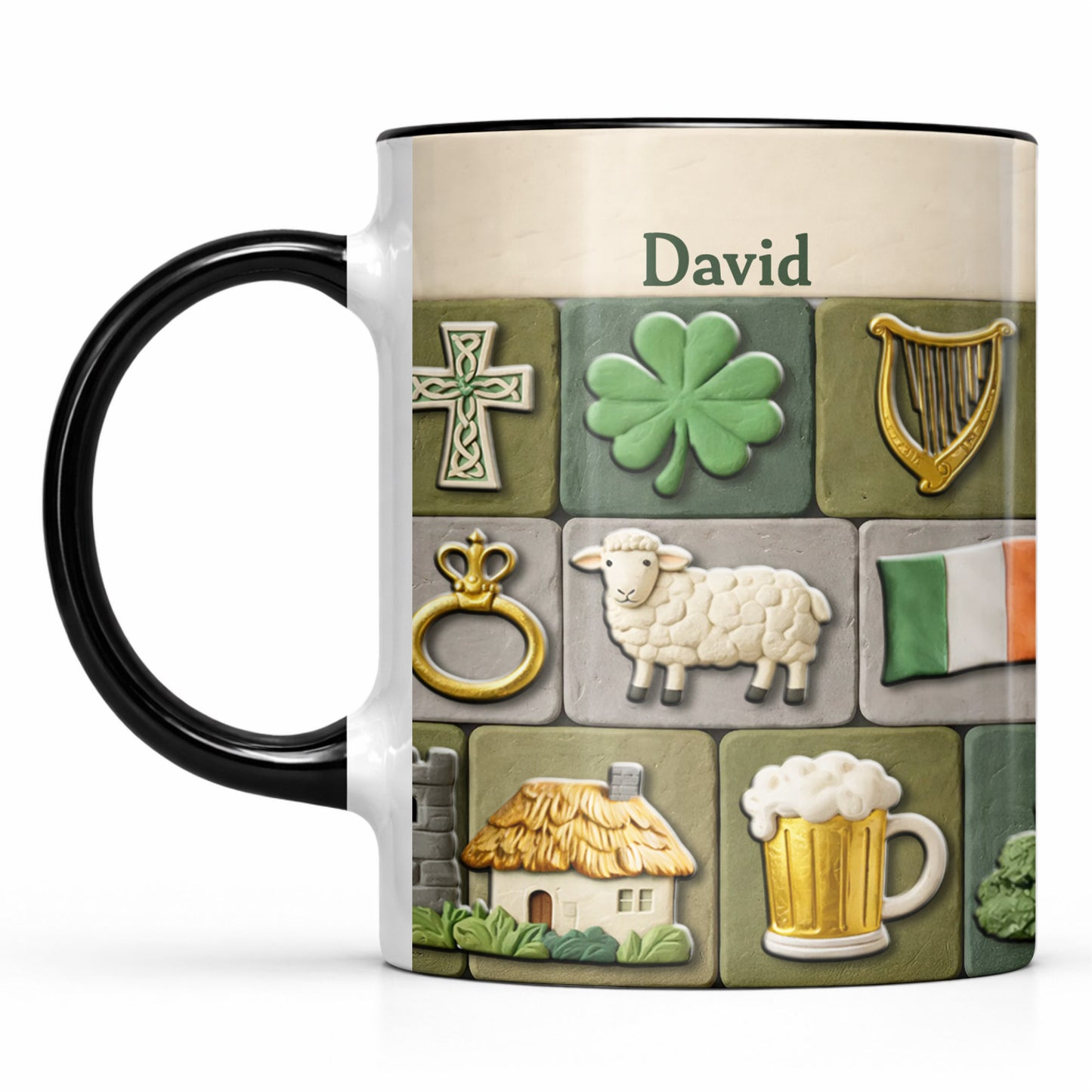 Celebrate Your Irish Roots With Shamrock Sheep And Harp Symbols