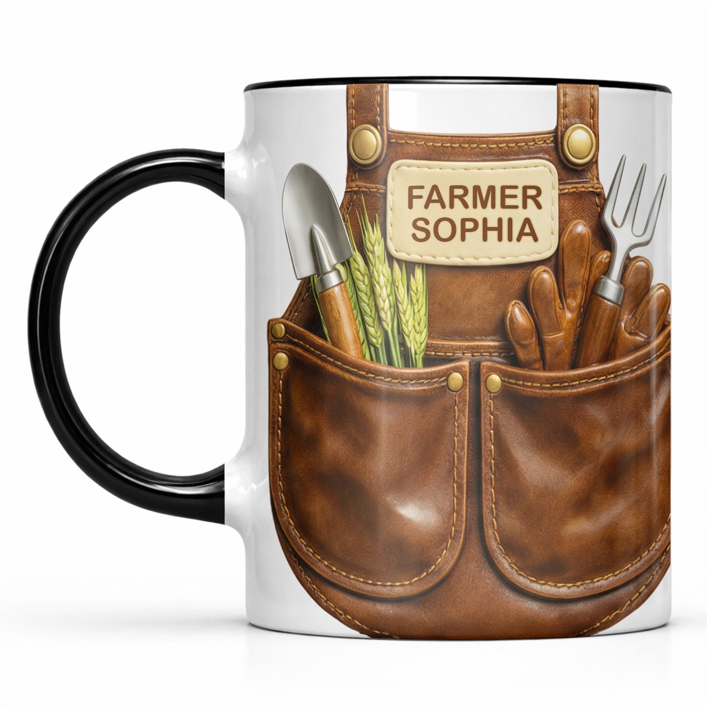 Farmer Custom Name with Gardening Tools Design