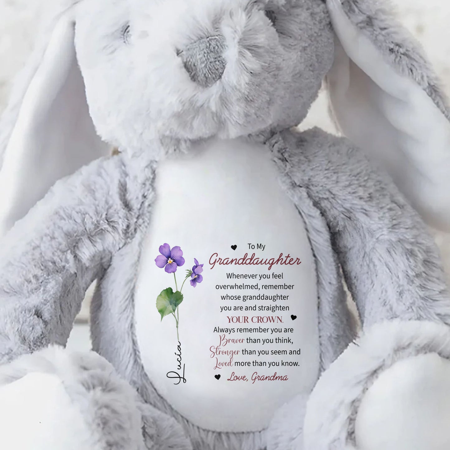 To My Granddaughter, Whenever You Feel Overwhelmed, Remember Who You Are, Flowers