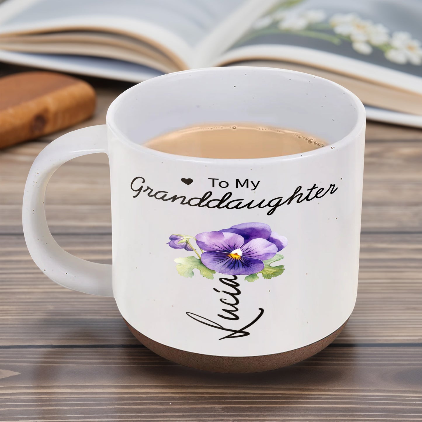 Granddaughter Crown And Flowers Inspirational Quote