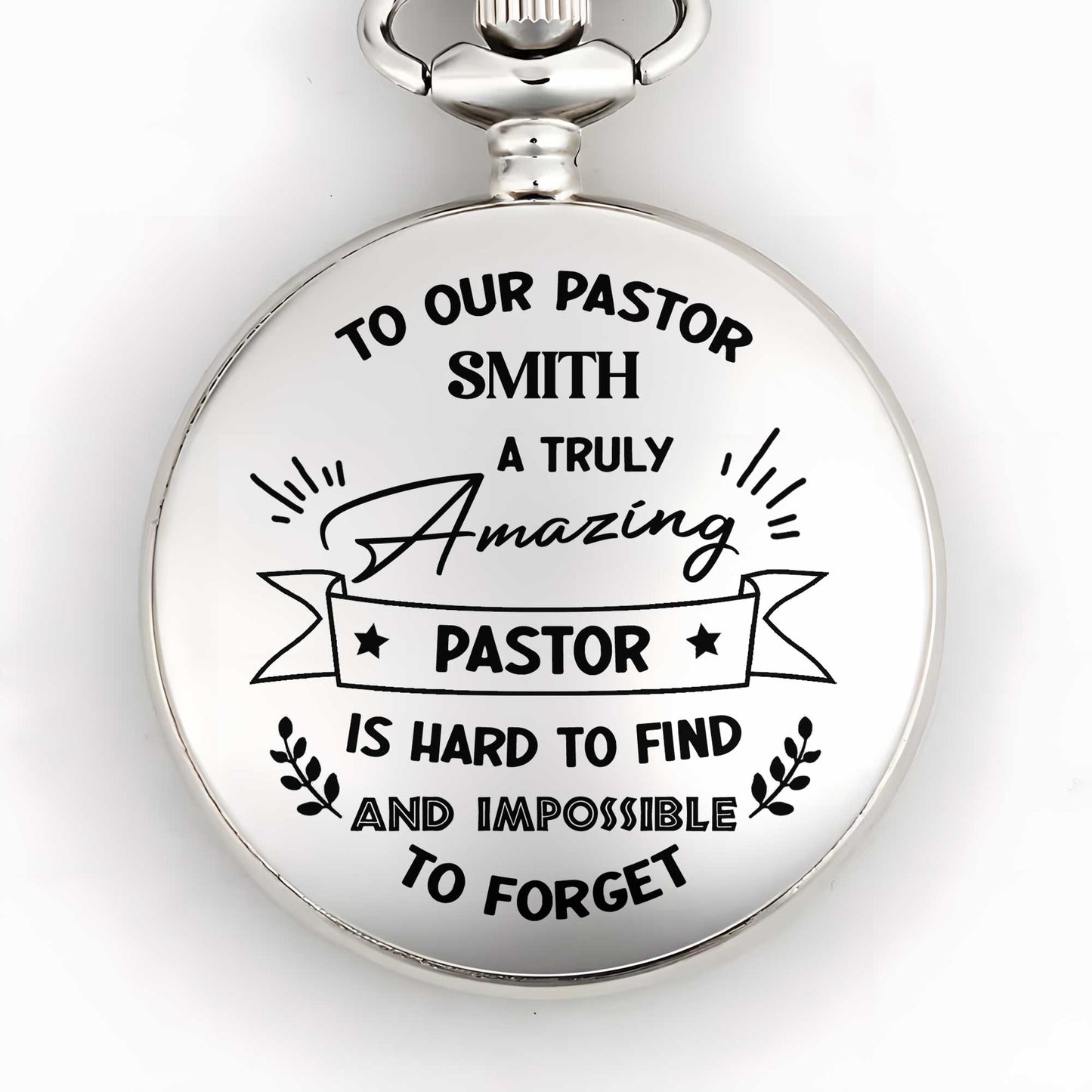 To Our Pastor, A Truly Amazing Gift Featuring Stars And Laurel Branches