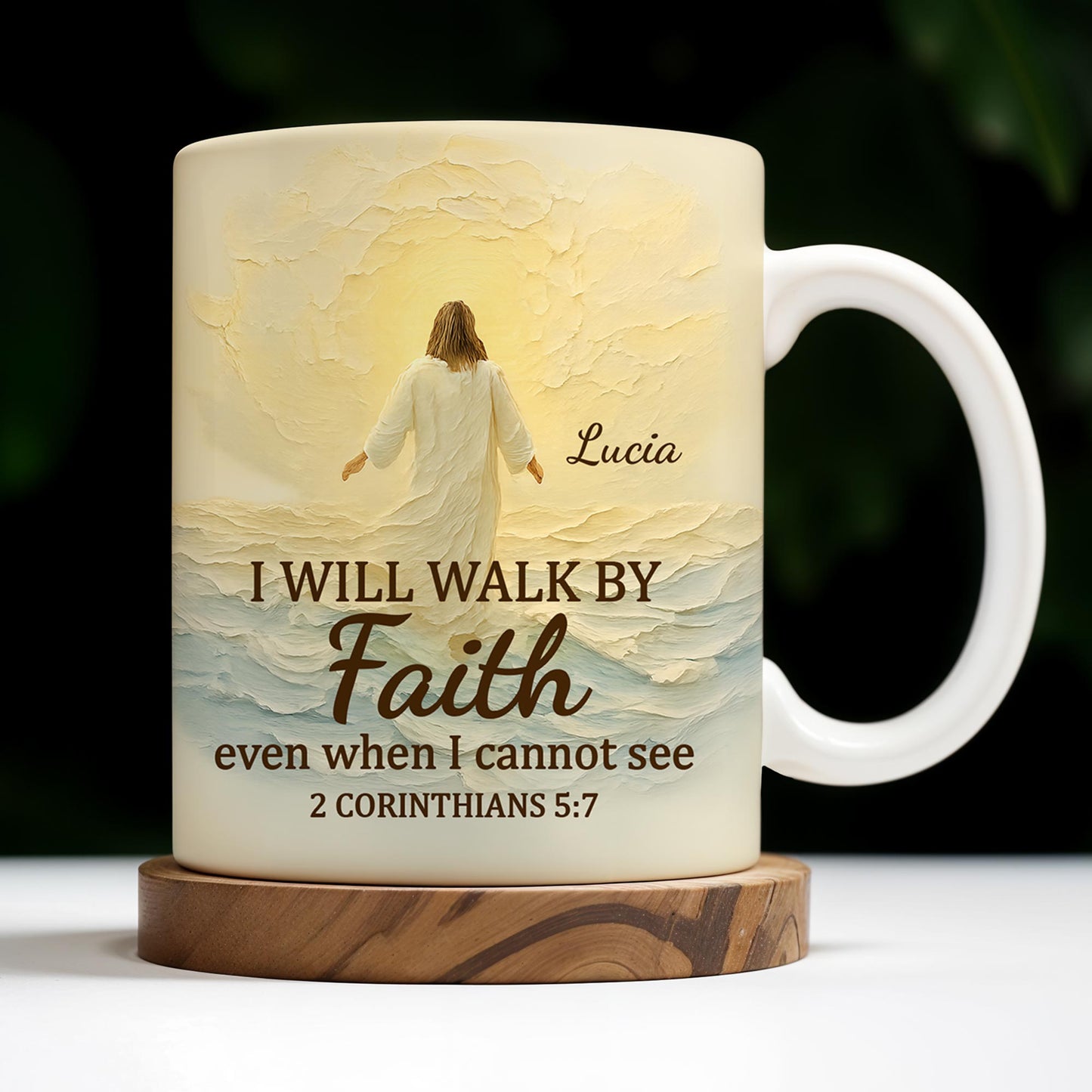 I Will Walk By Faith Even When I Cannot See, Ocean And Sunlight