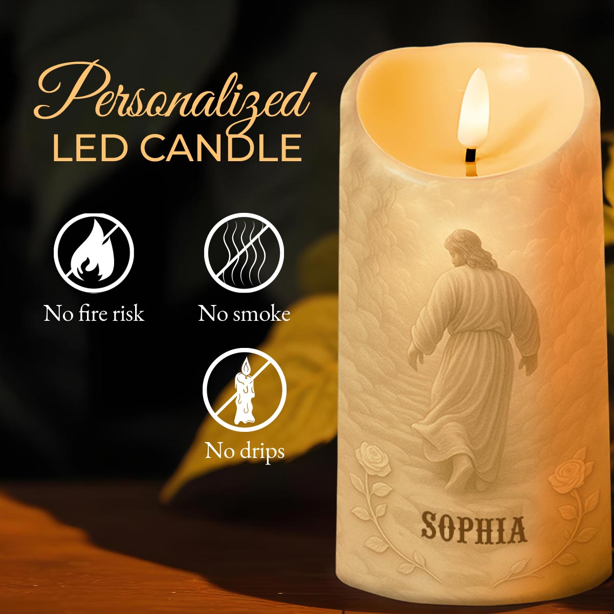 In Infinite Wisdom The Lord, Cross and Religious Figure