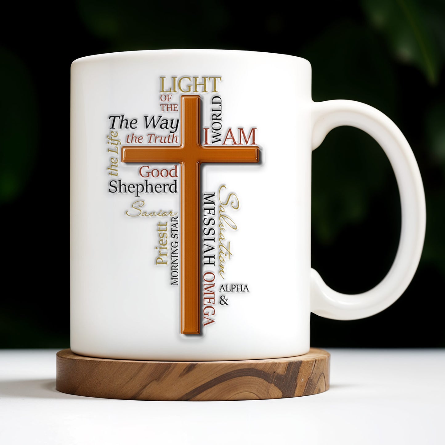 Light Of The Way, The Truth, Good Shepherd, Alpha & Omega, Messiah, Cross and Religious Text