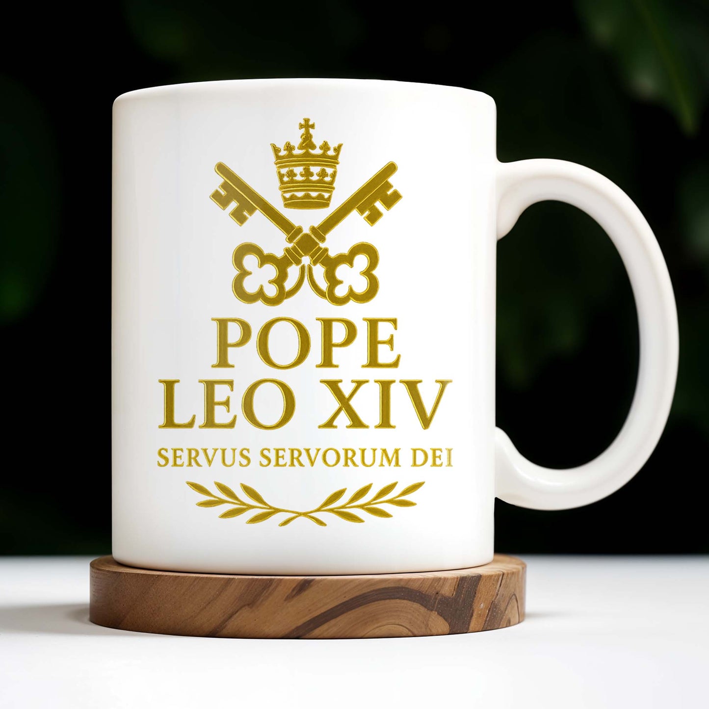 Pope Leo XIV, Servus Servorum Dei, Portrait and Religious Emblem