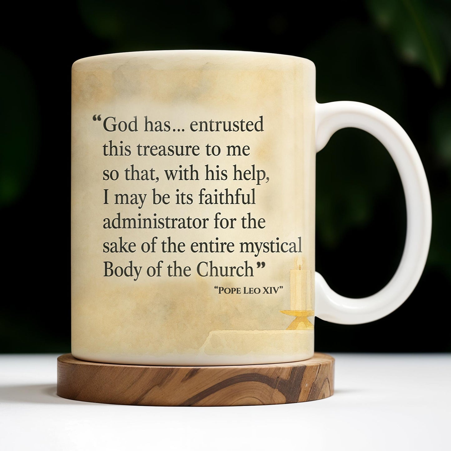 God Has... Entrusted This Treasure To Me, Pope And Censer