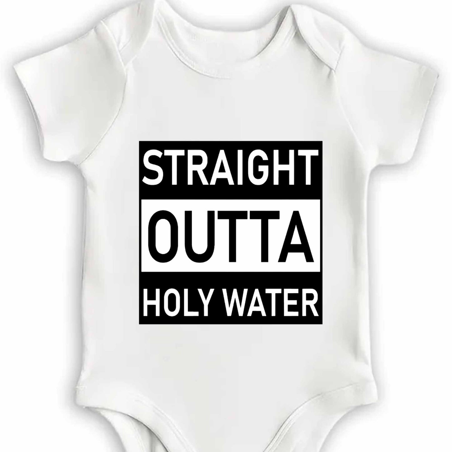 Straight Outta Holy Water Personalized Baby Gear