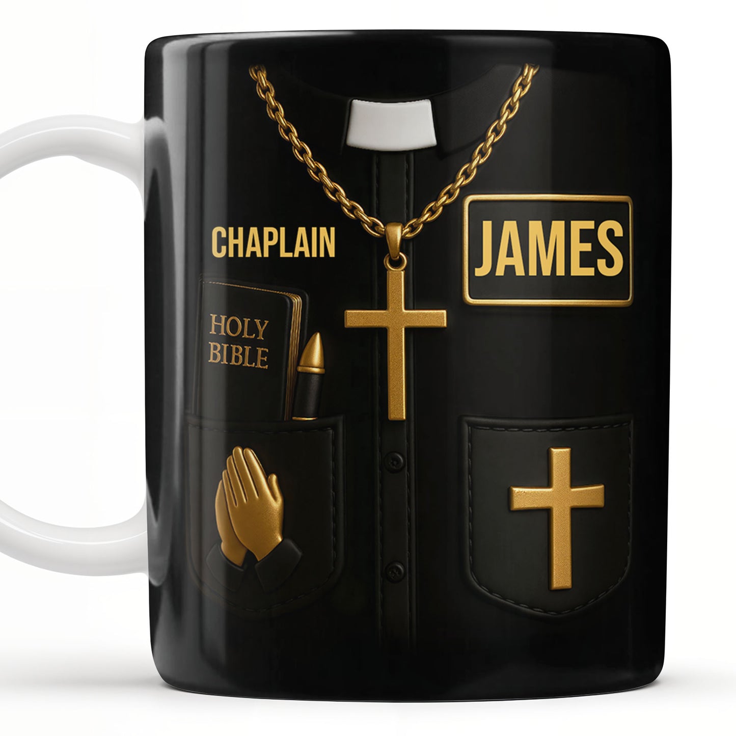 Celebrate Faith And Dedication Clergy Mug - Personalized Custom Coffee Mug - FTH111_MG