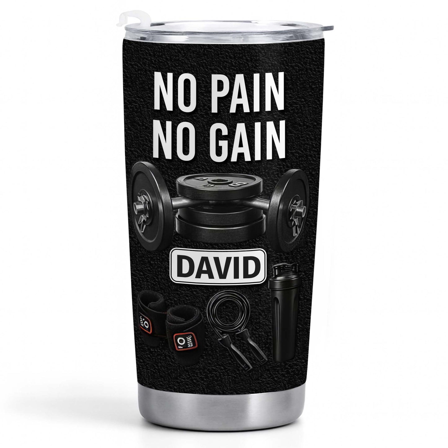 No Pain No Gain And Mass Gain Nutrition Facts Tumbler