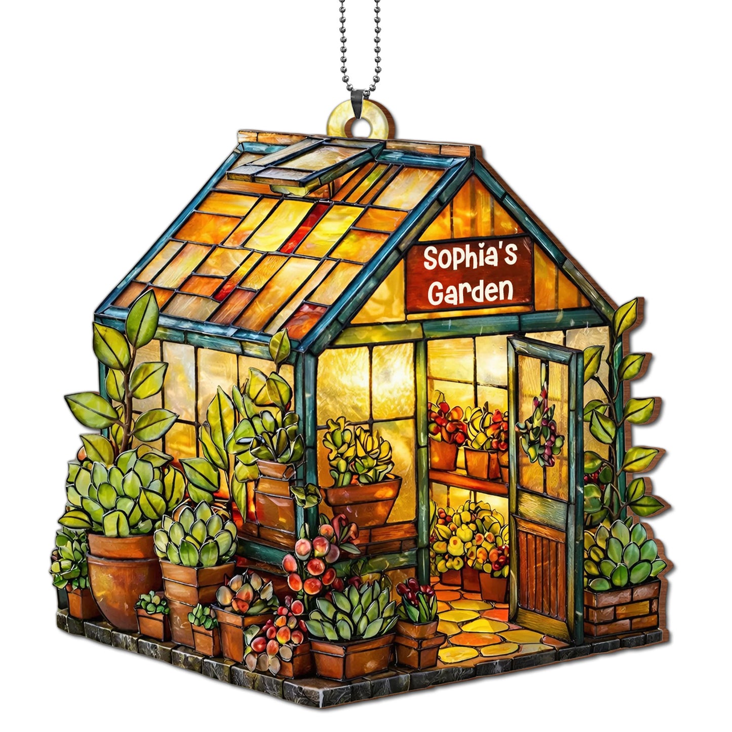 Welcome To My Garden House With Plants And Flowers