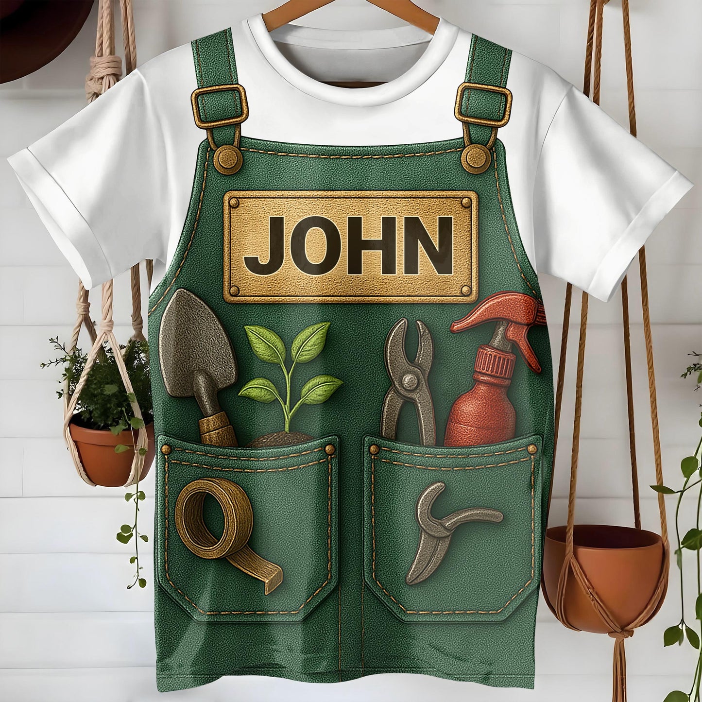 Personalized Garden Tool Design For Custom Name, Garden Tools And Plant