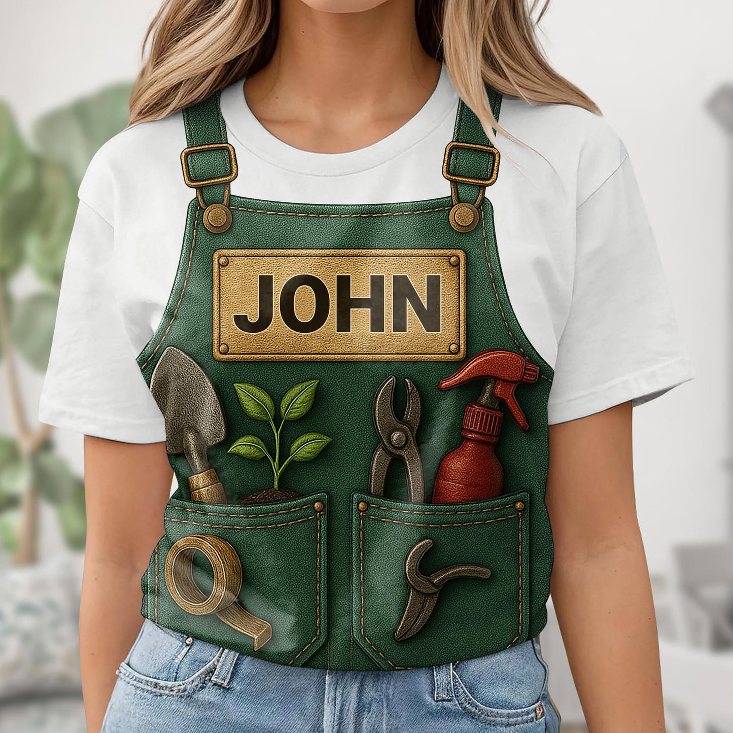 Personalized Garden Tool Design For Custom Name, Garden Tools And Plant