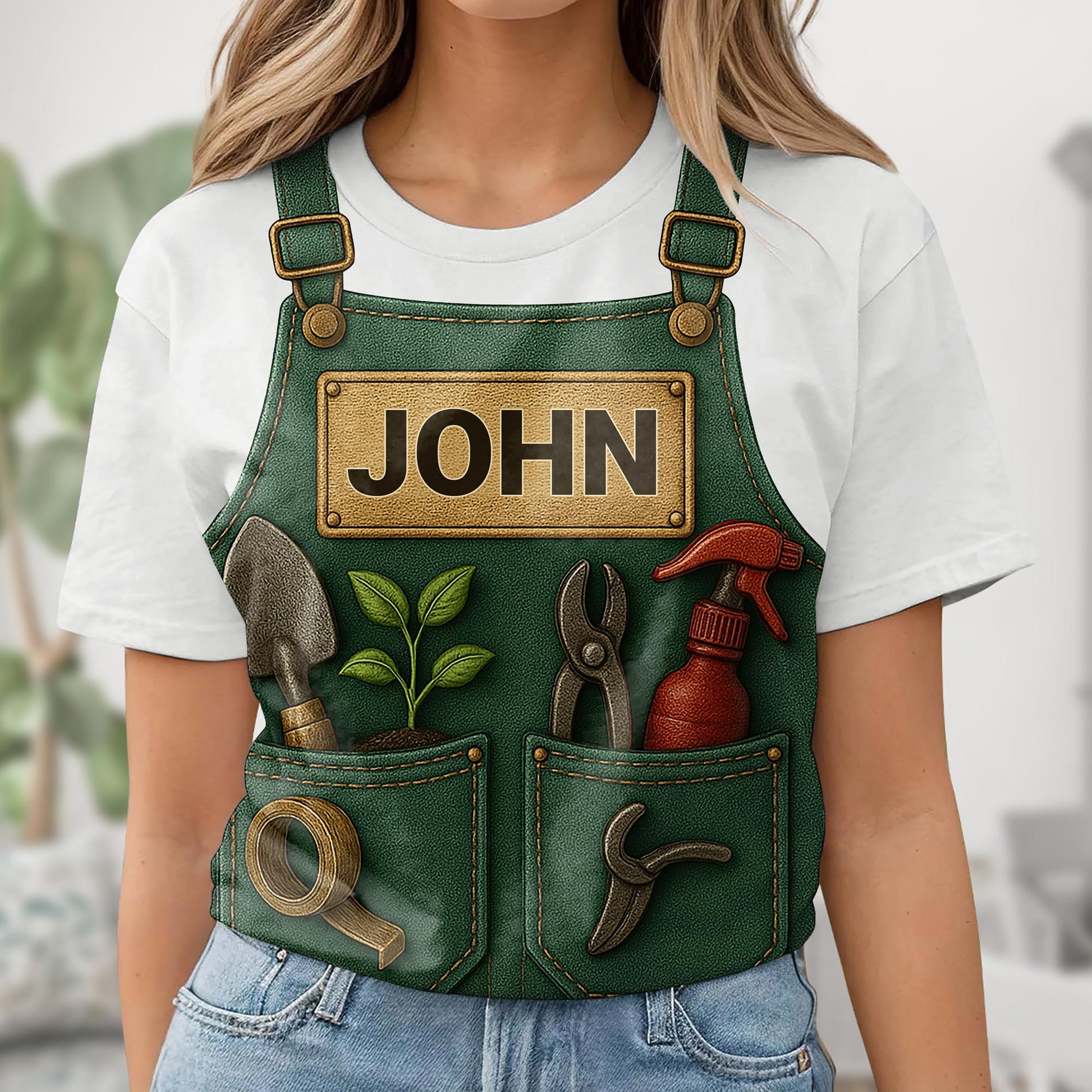 Personalized Garden Tool Design For Custom Name, Garden Tools And Plant