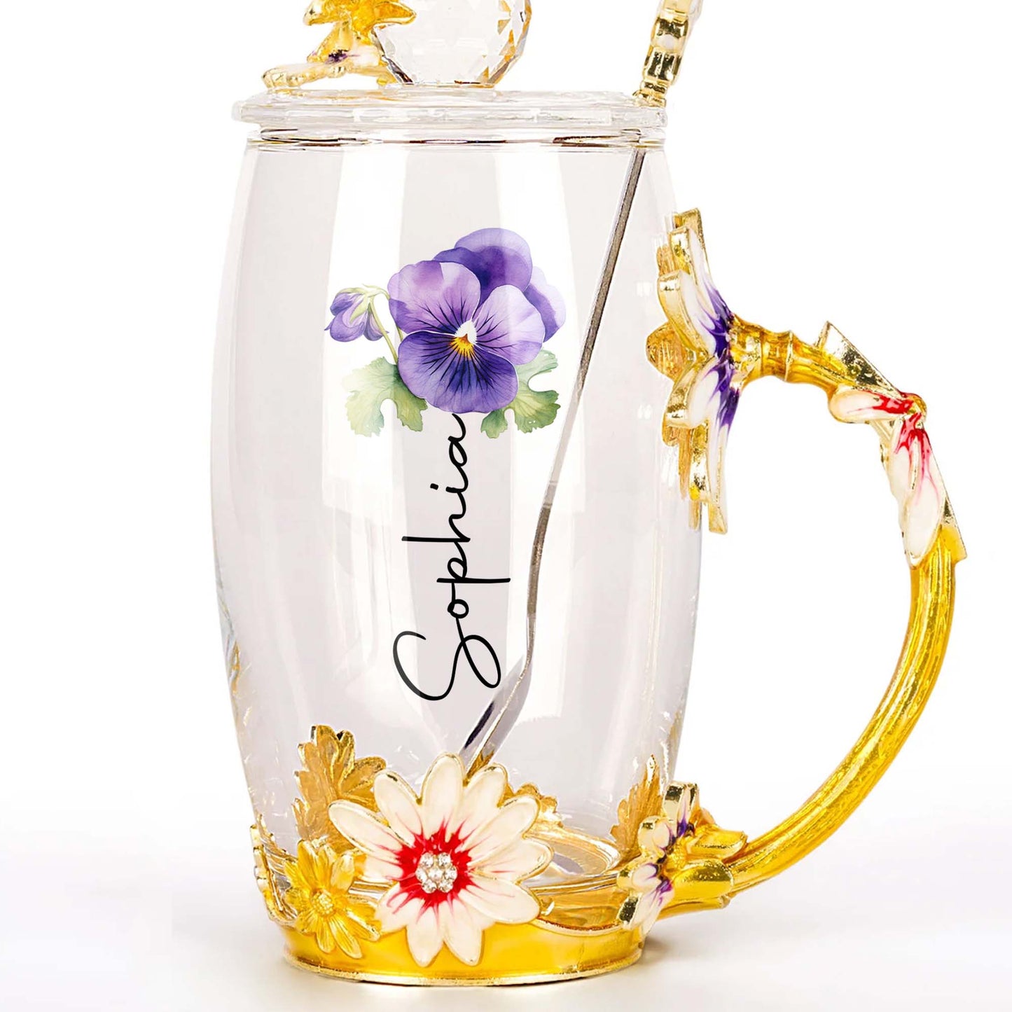 Sip Your Way Through Spring, Enamel And Flowers