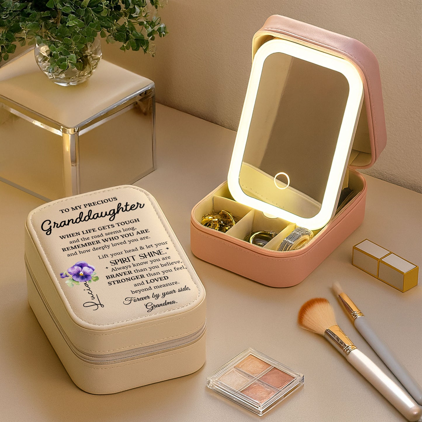 To My Precious Granddaughter Let Your Spirit Shine With Flowers