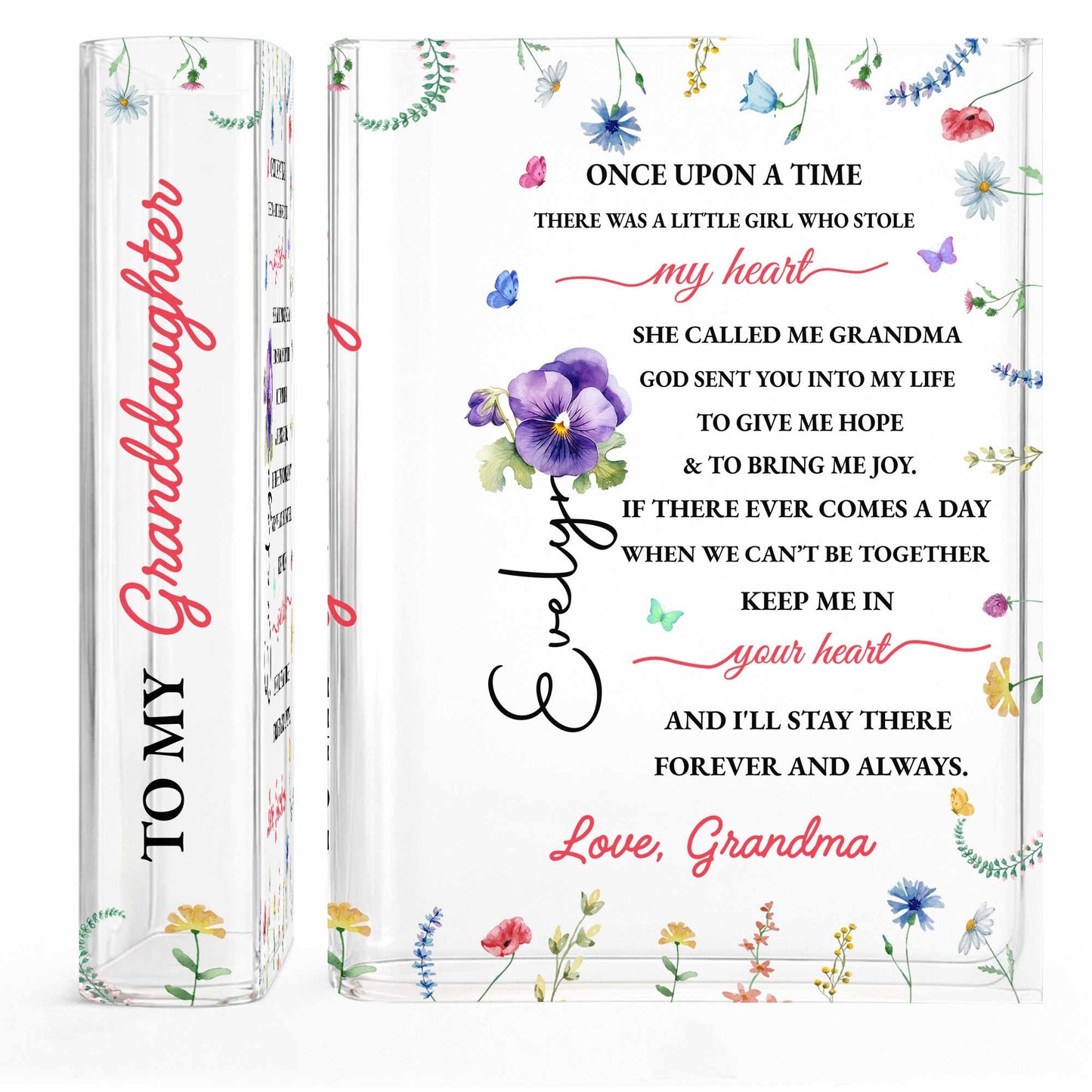 Once Upon A Time There Was A Little Girl, Flowers